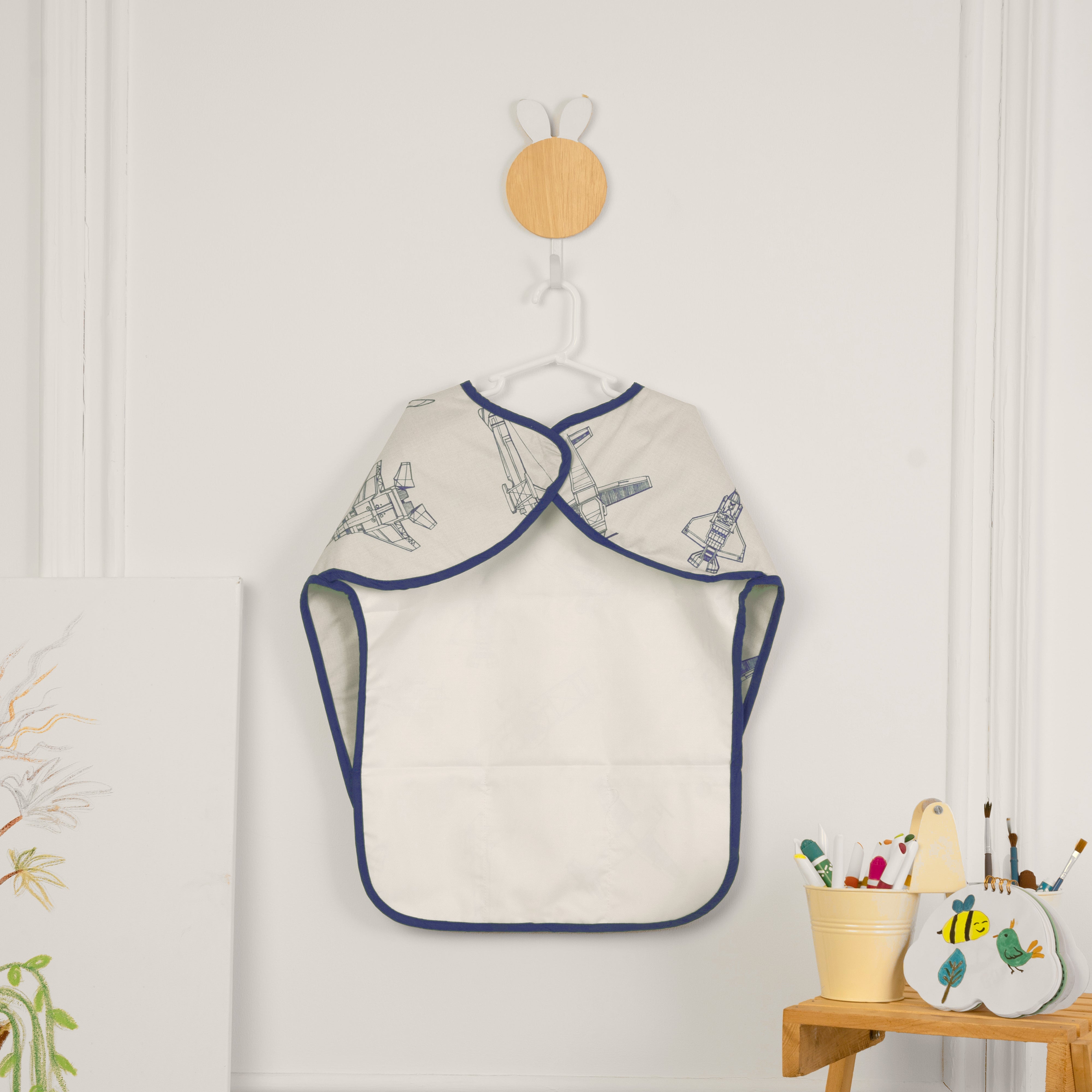 Fly Away With Me Little Artist Apron - With Sleeves