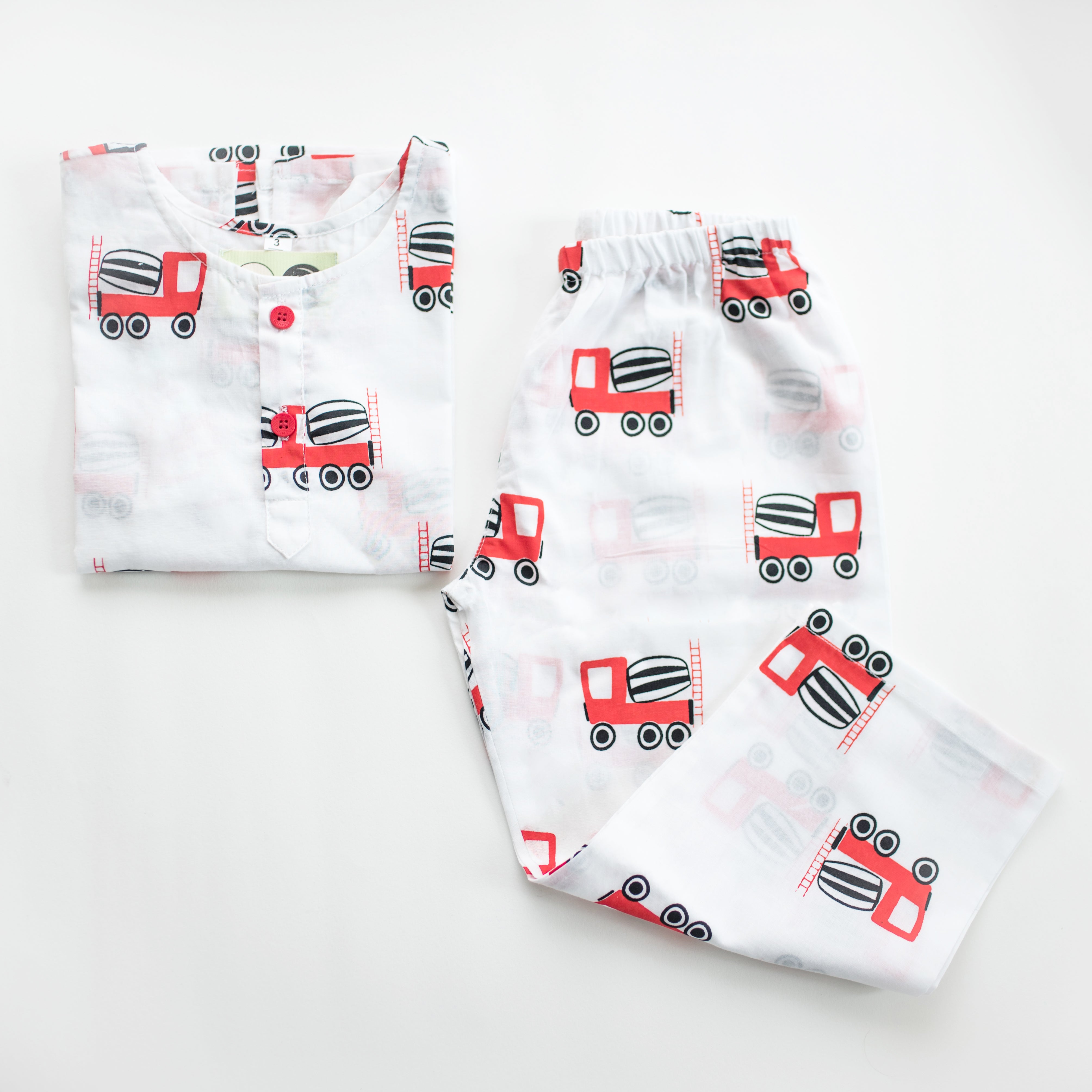 Whirly Cement Mixer- Unisex Nightdress