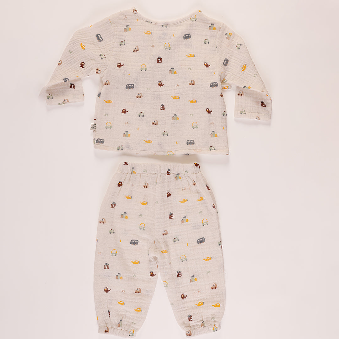 Baby snuggle suit co-ord set