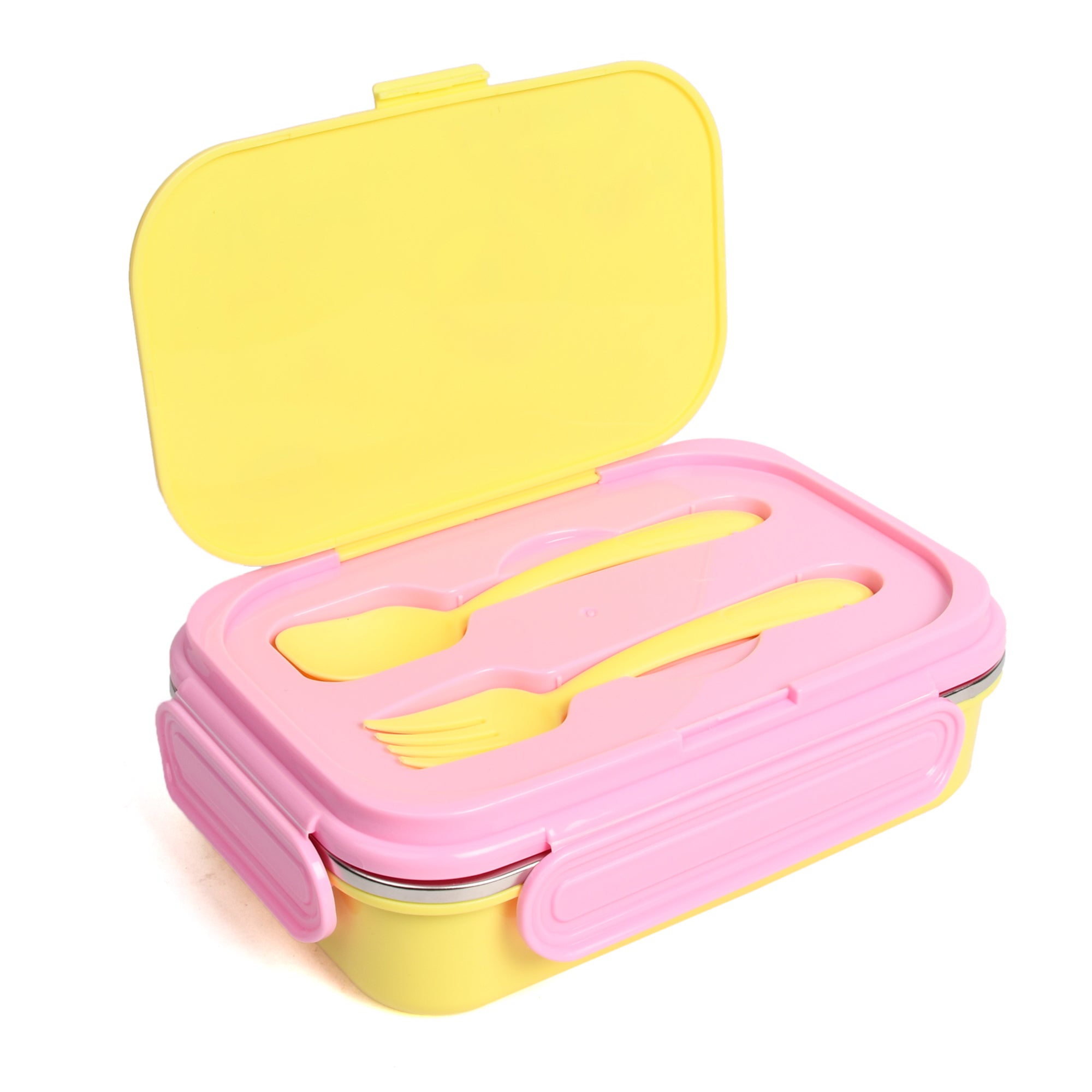 Stainless Steel Insulated Unicorn Theme Kids Lunch Box With Fork & Spoon Xolo-850 Ml
