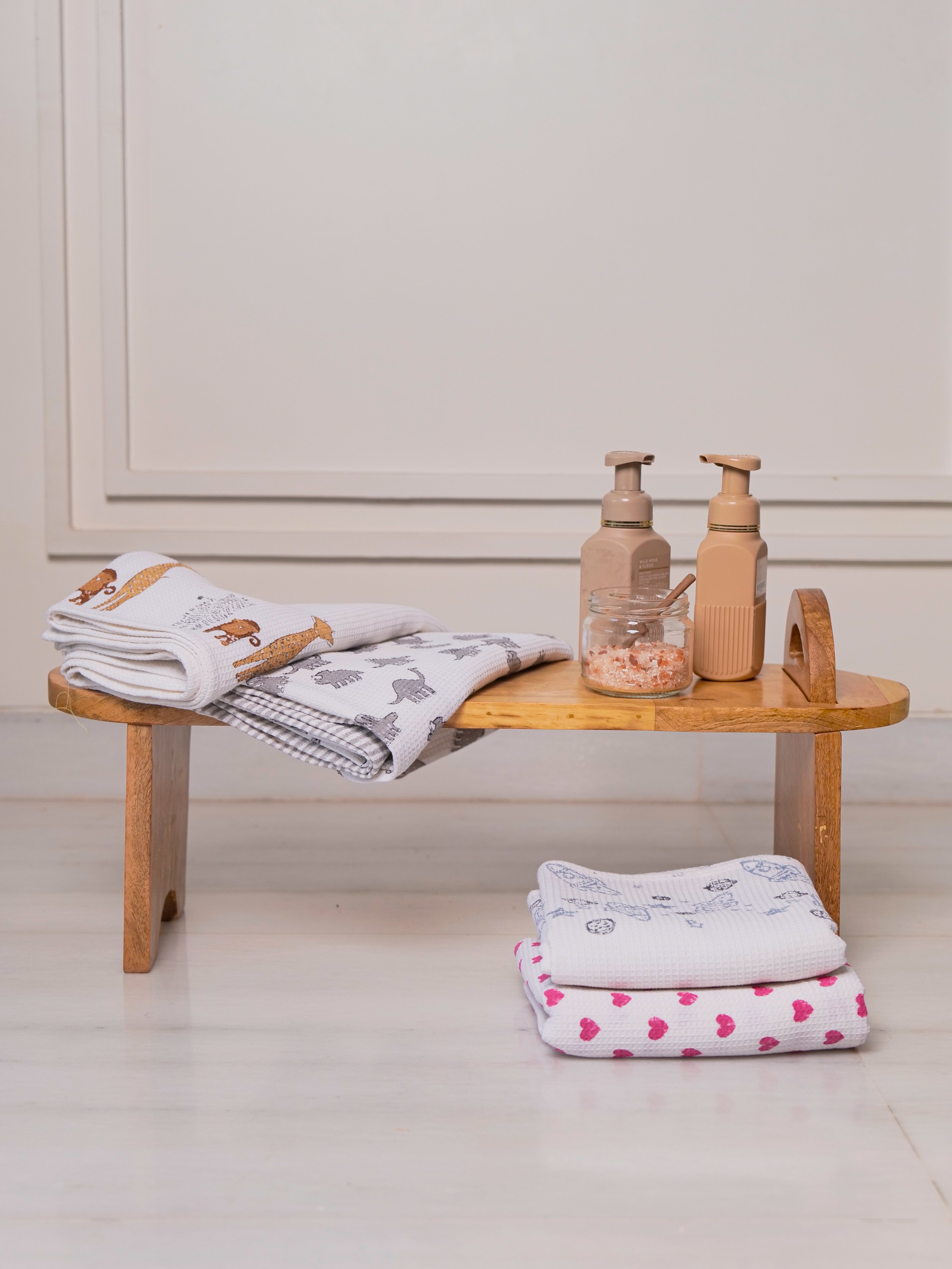 With Love Waffle Towel