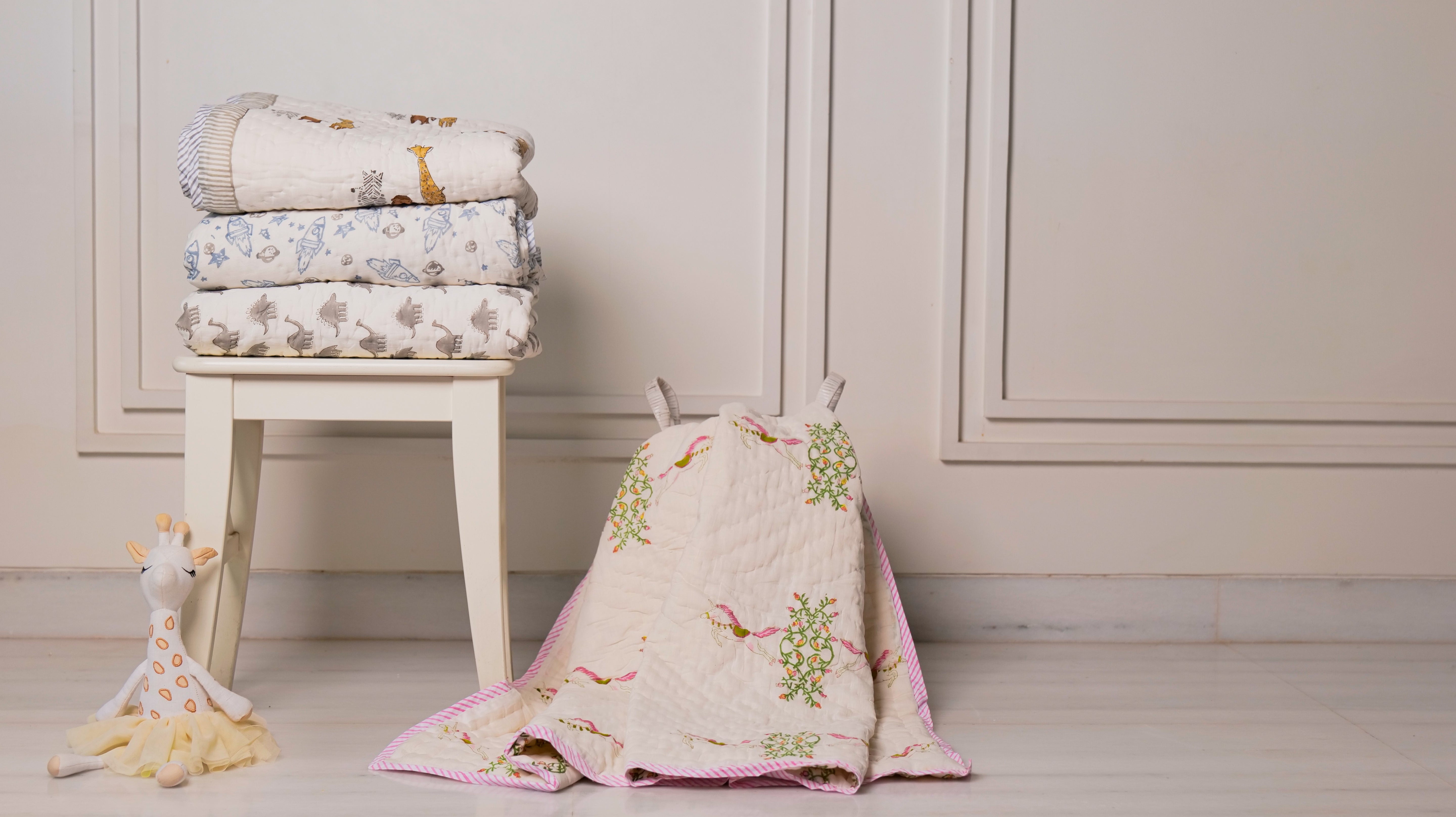 Unicorn Magic Infant Set with Rai Pillow