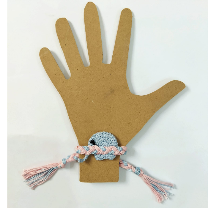 Blue Crochet Elephant Band - Adorably Handcrafted Happy Threads