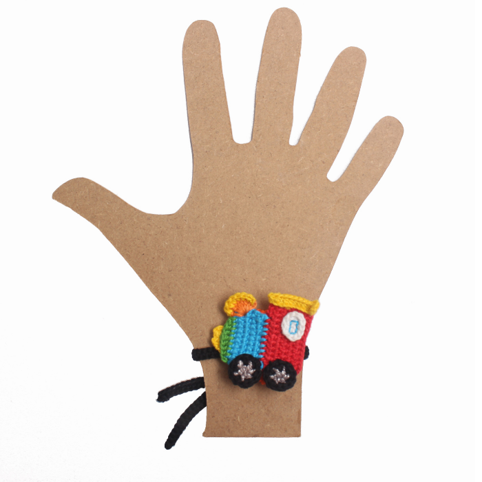 Train Crochet Band Small - Adorably Handcrafted Happy Threads