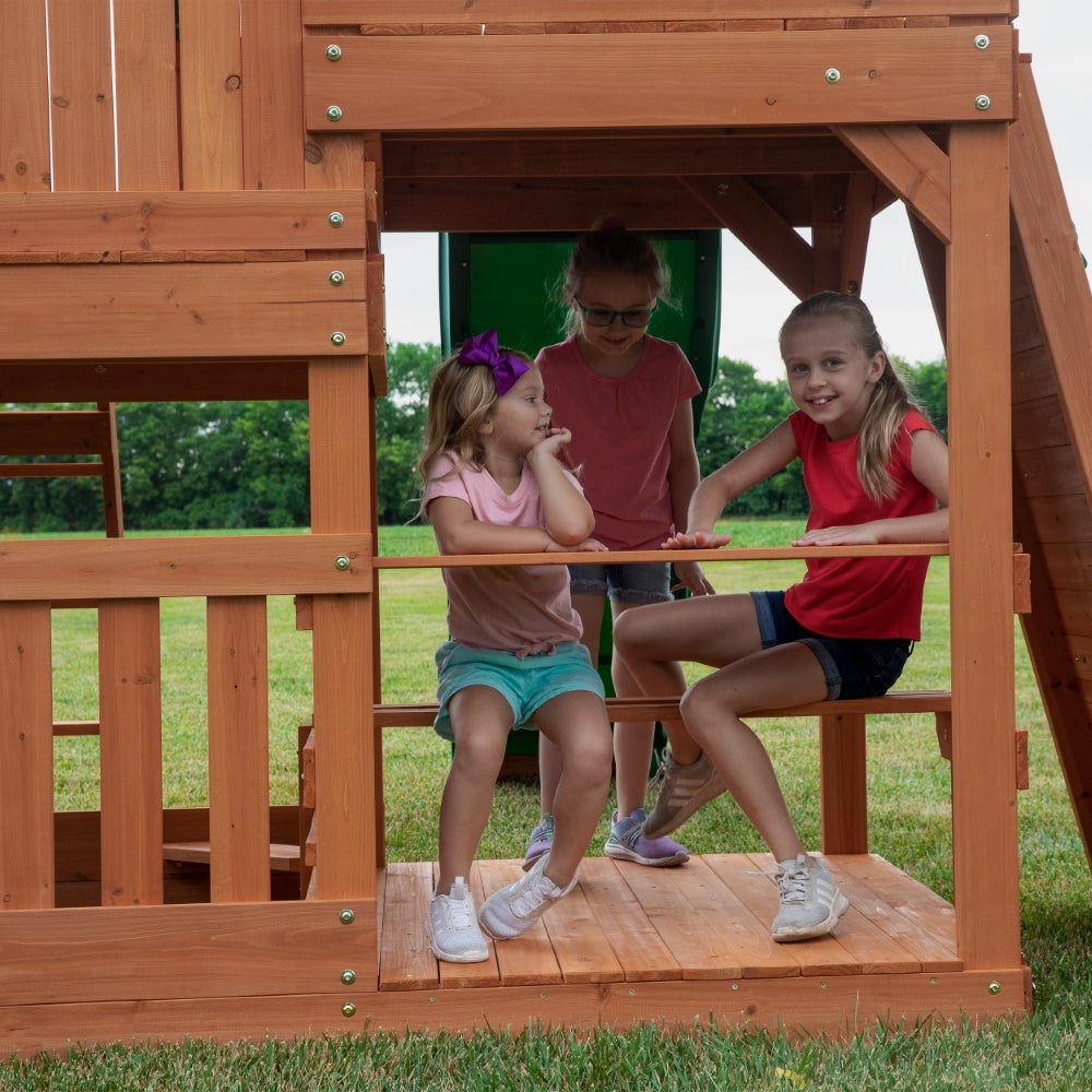 Hill Crest Play Tower - Swings