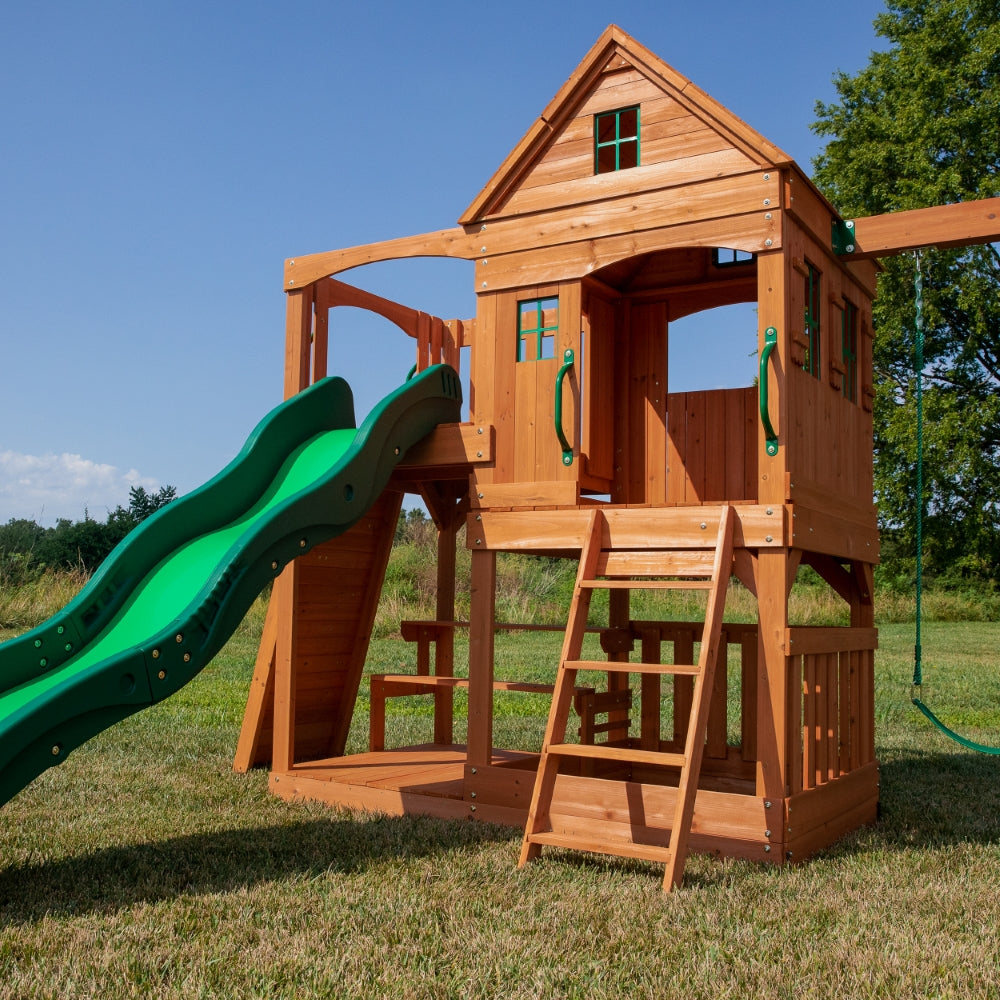 Hill Crest Play Tower - Swings