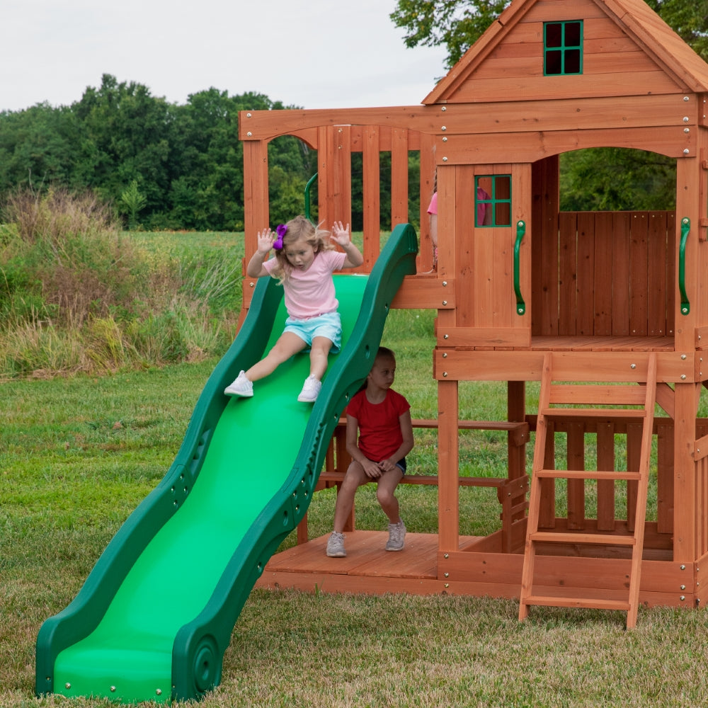 Hill Crest Play Tower - Swings