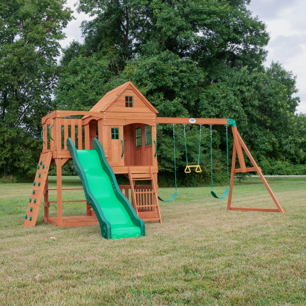 Hill Crest Play Tower - Swings