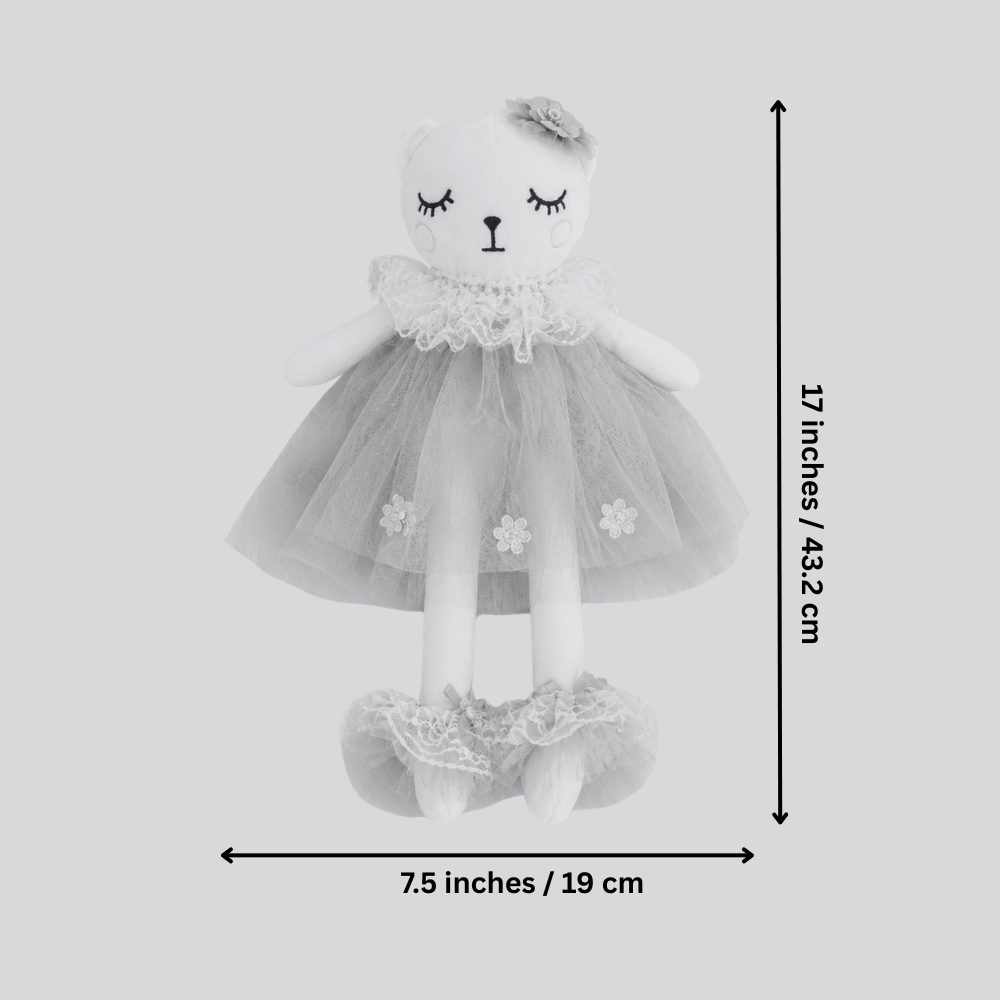 Kitty Cat Doll - Moon Grey Ballerina