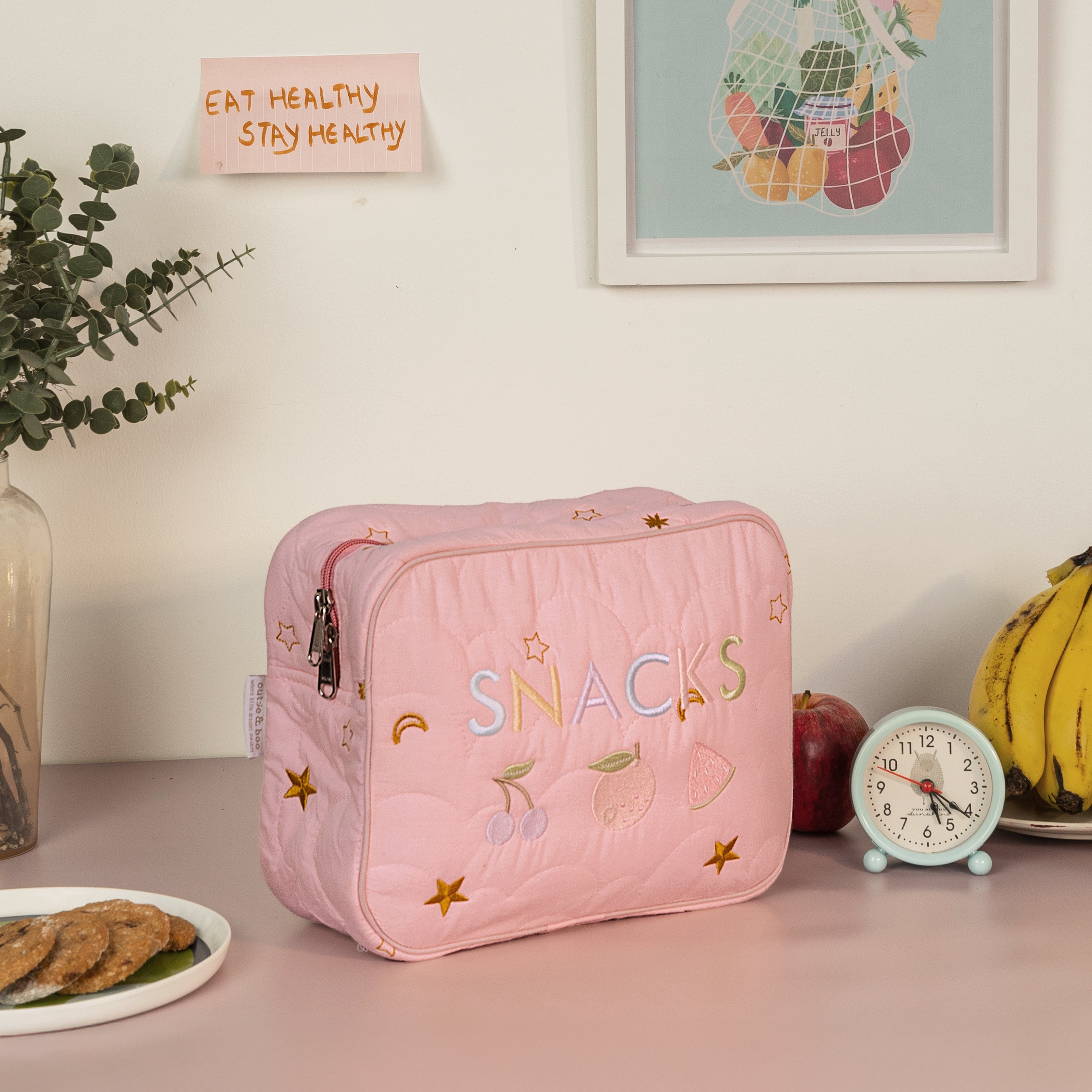 Little Keeper Pouch - Snacks | Pink