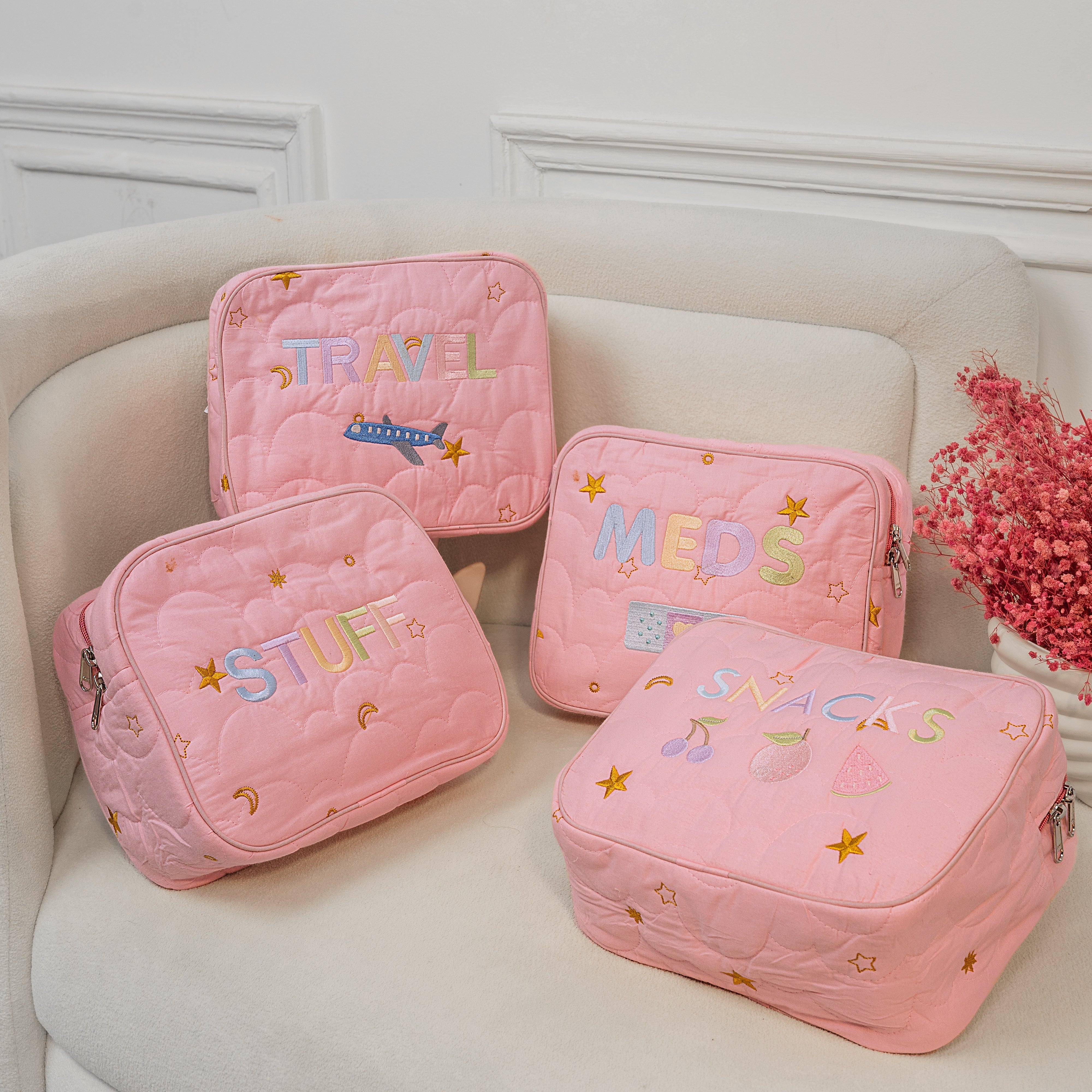 Little Keeper Pouches - Set of 4 – | Pink