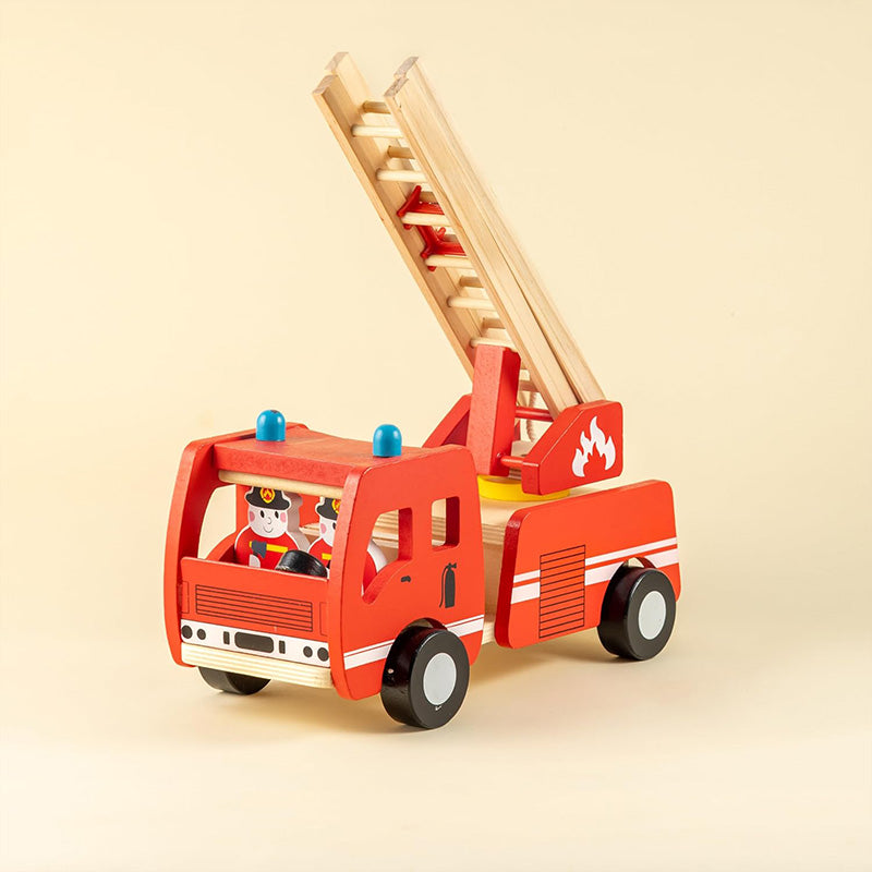 Wooden Marshall's Fire Truck | Vehicles Imagination Generation | For Children +12 Months | Red Firetruck