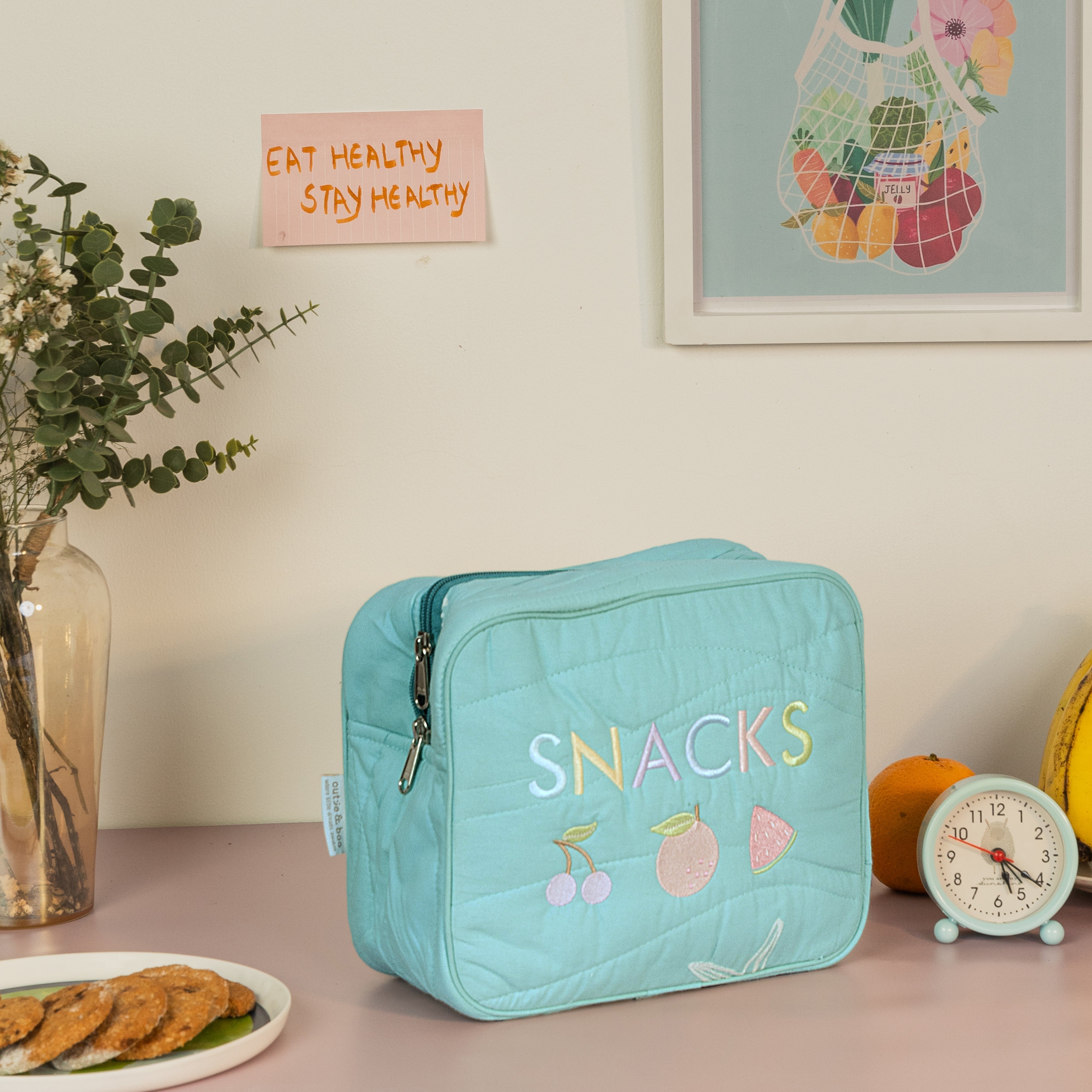 Little Keeper Pouch - Snacks | Turquoise