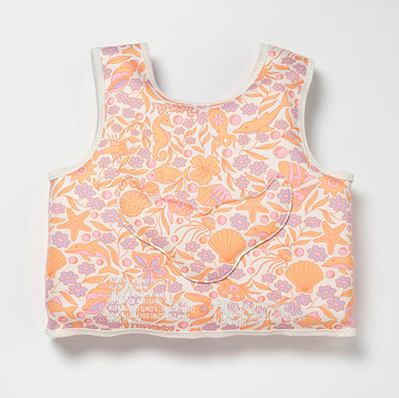 Kids Swim Vest Ocean Magic Pink