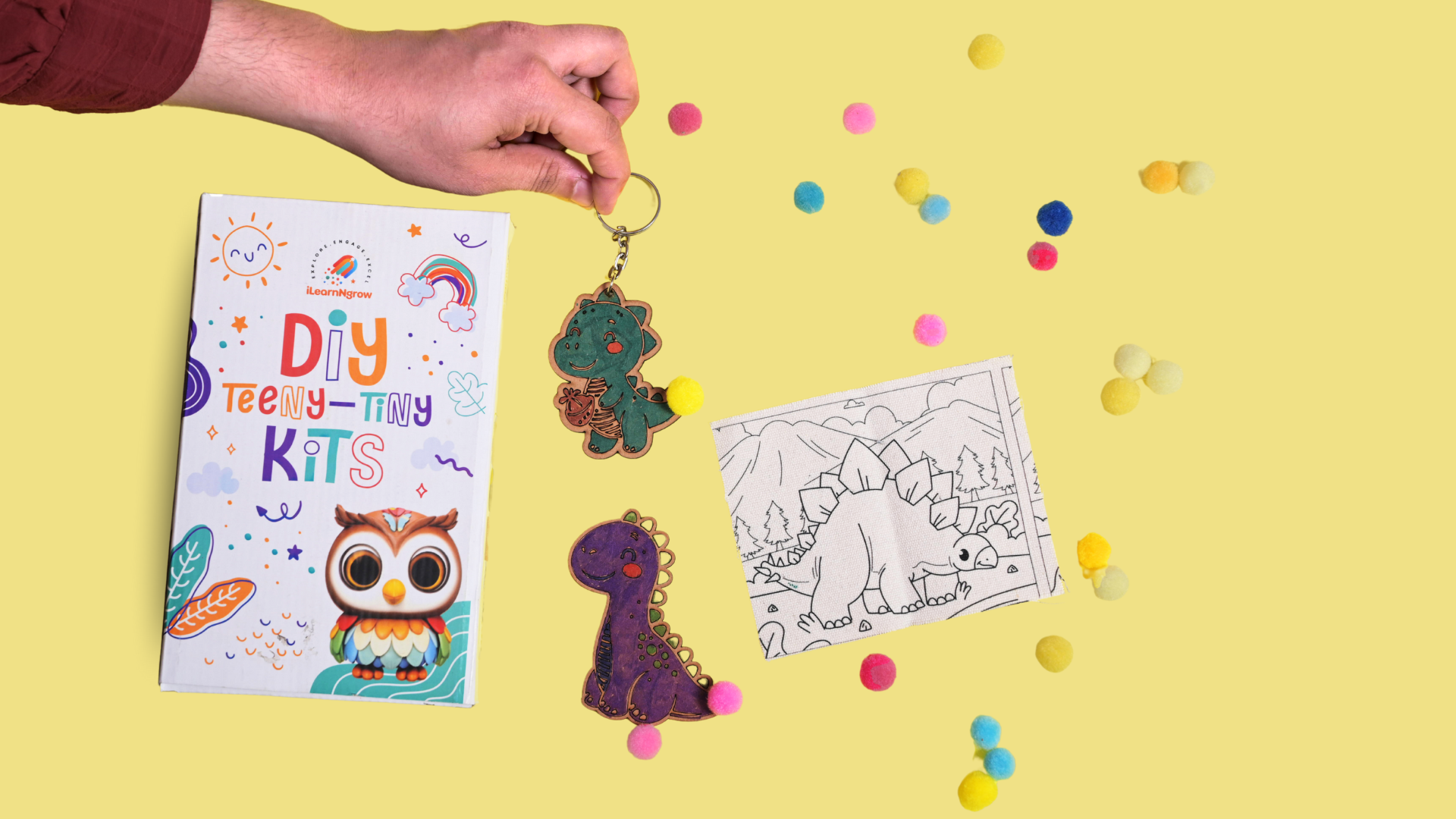 DIY Dino Painting Kit - Teeny Tiny