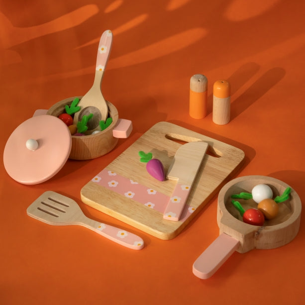 Grill & Chill Wooden Cooking Set