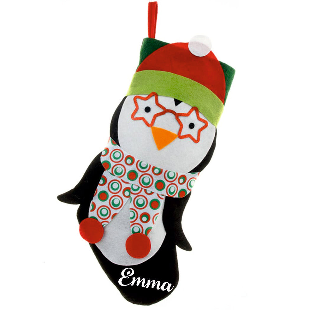 Specs and Sparkles Stocking- Penguin