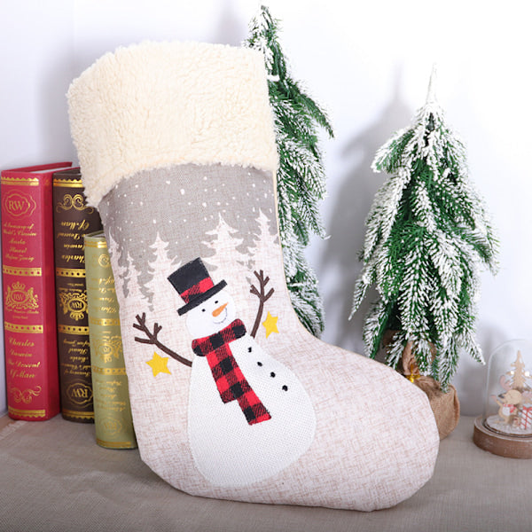 Frosty Forest Stocking - Snowman