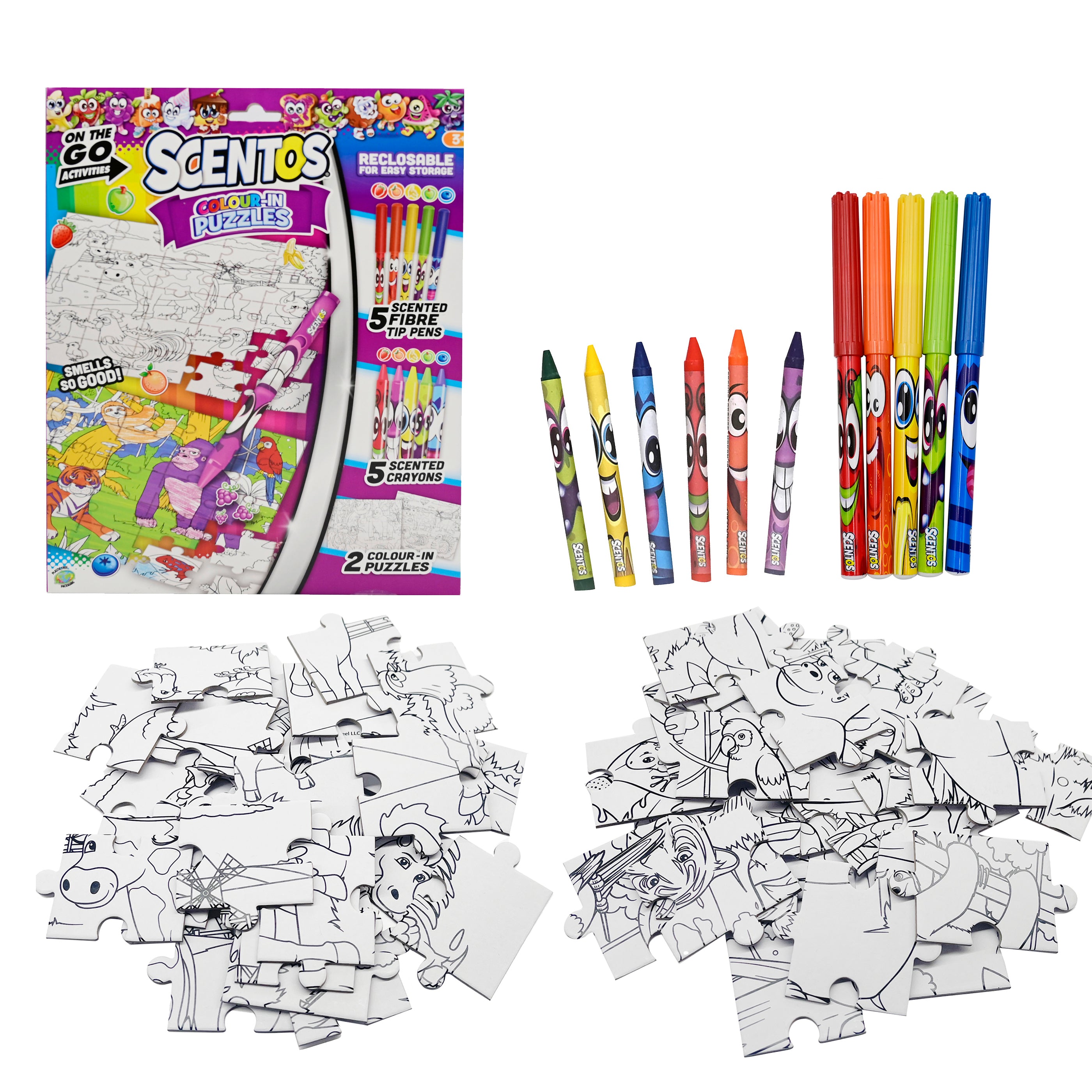 N The Go Colour In Puzzles