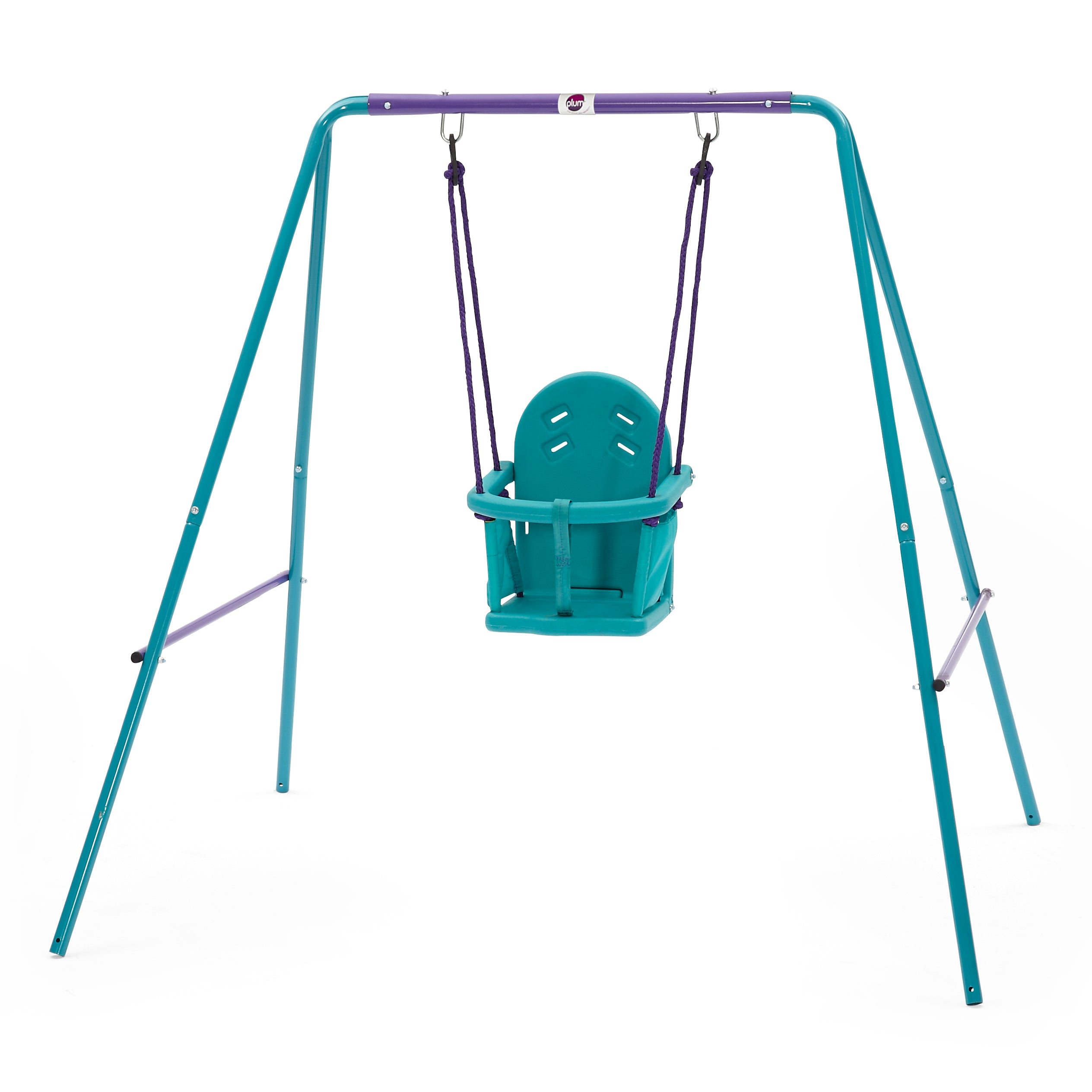 Metal 2-In-1 Swing Set