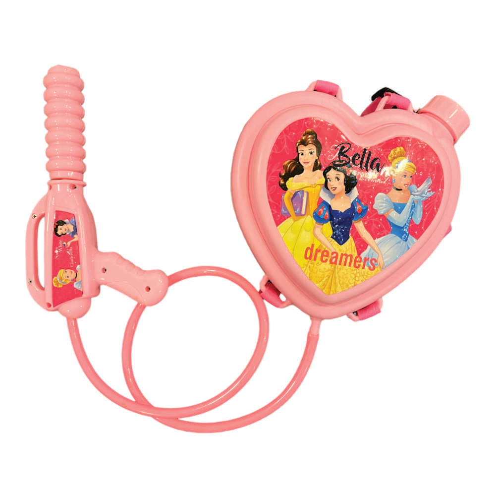 Personalised Holi Pichkari - Disney Princess (High Pressure Gun)