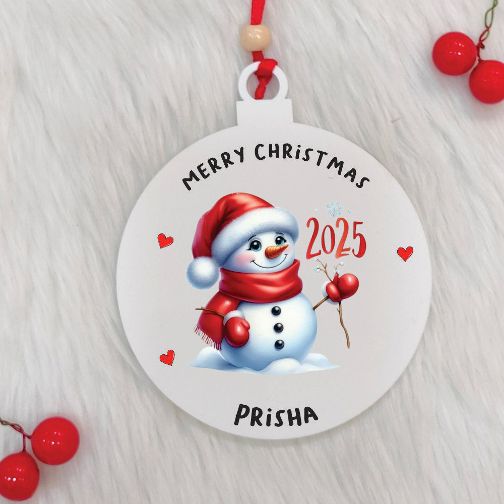 Snowman’s New Year Joy Ornament