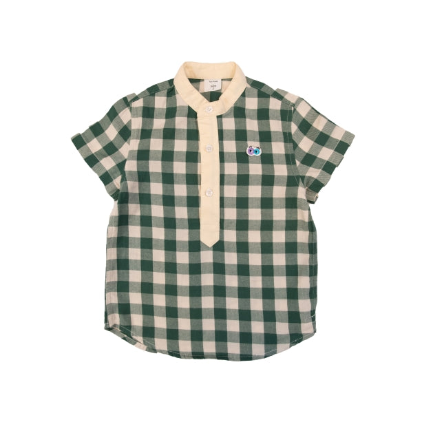 Boys gale gingham shirt