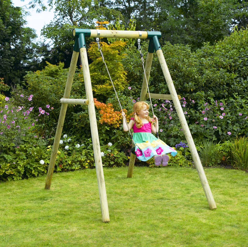 Bush Baby Wooden Swing Set