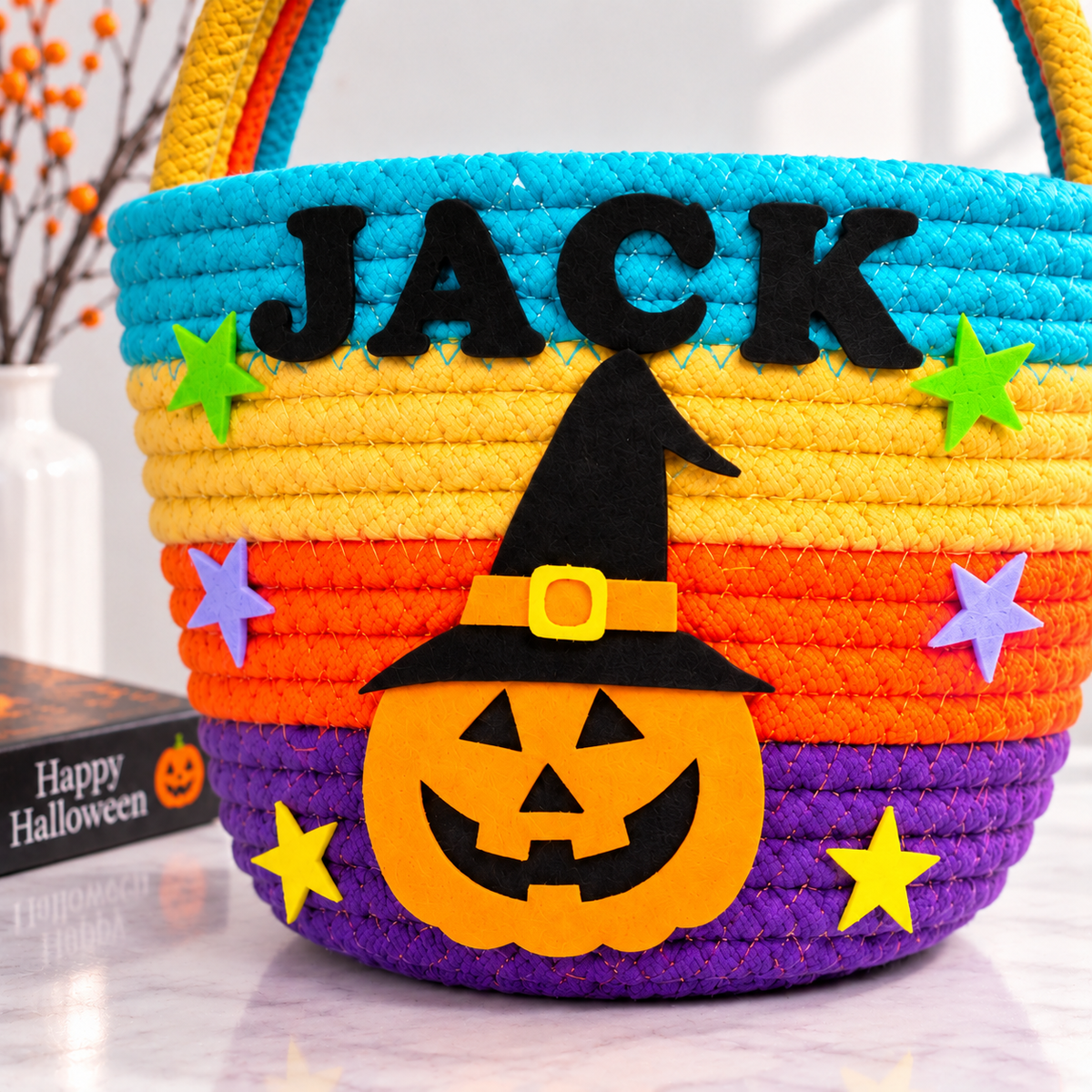 Personalised Pumpkin Magic Treat Basket