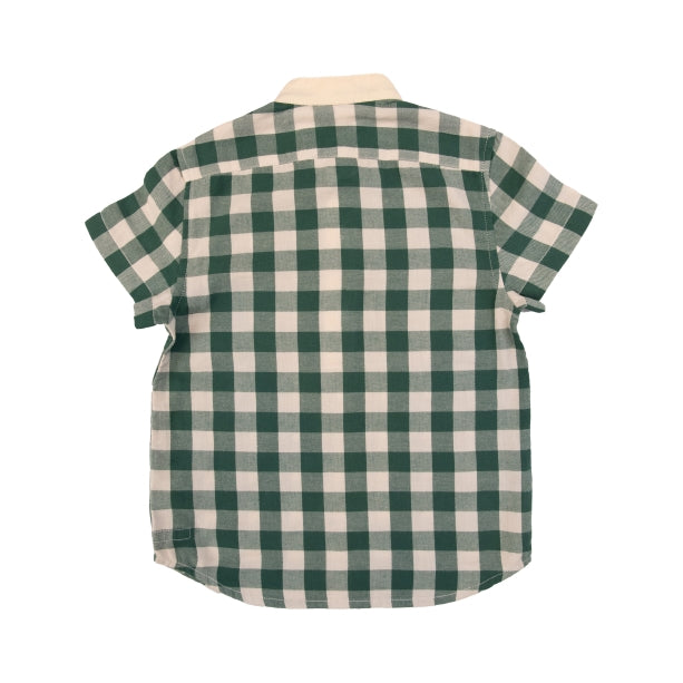 Boys gale gingham shirt