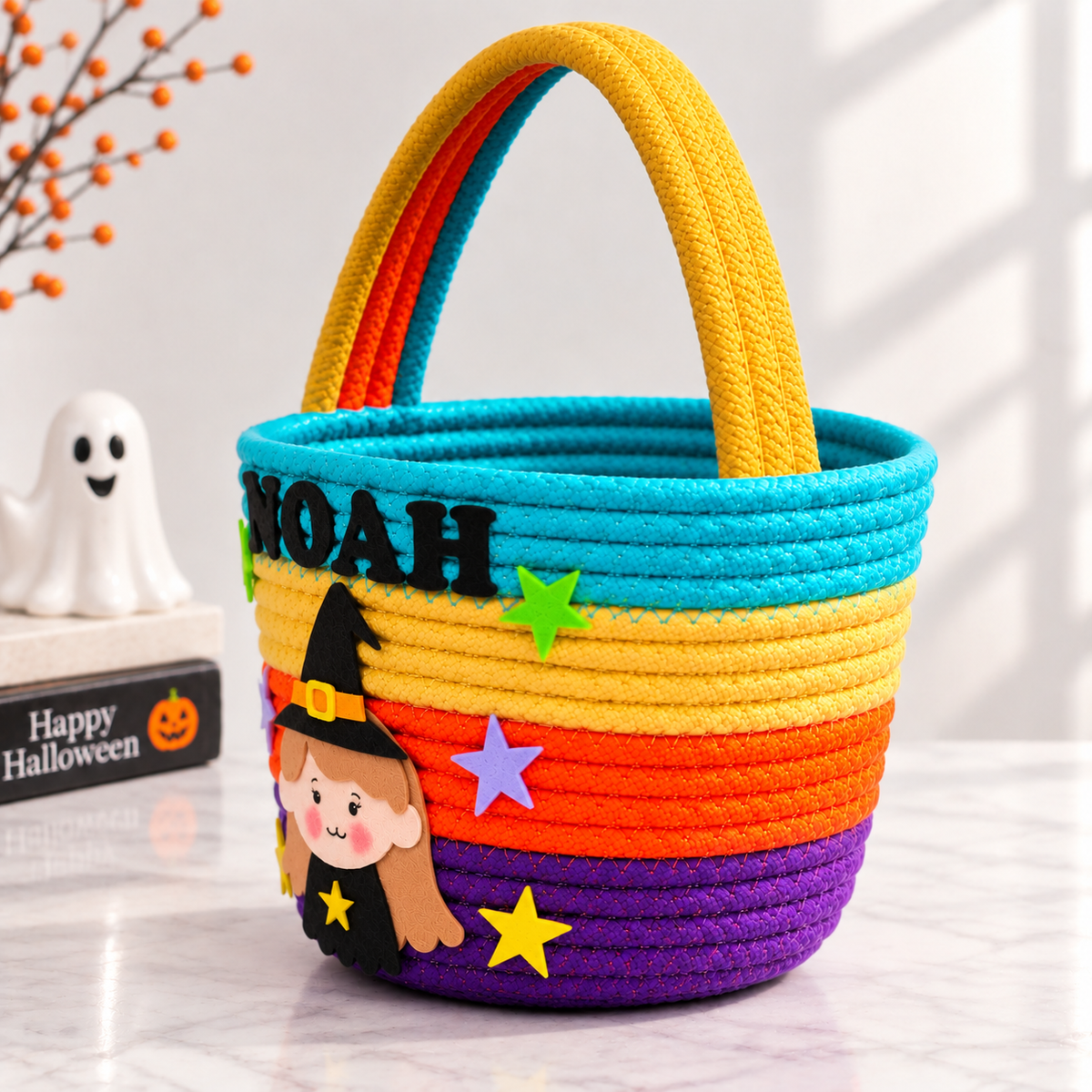 Personalised My Little Witch Trick-or-Treat Basket