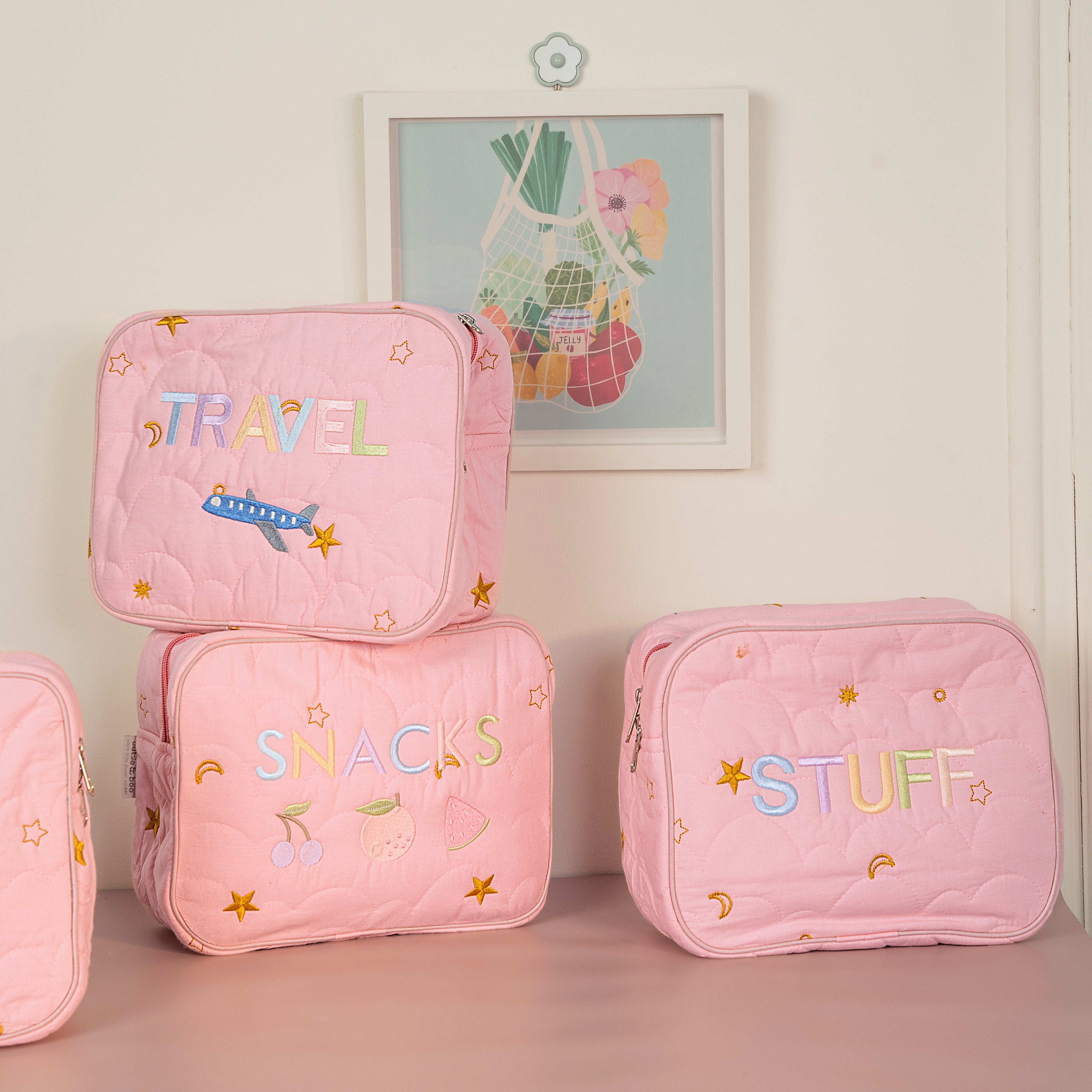 Little Keeper Pouches - Set of 4 – | Pink