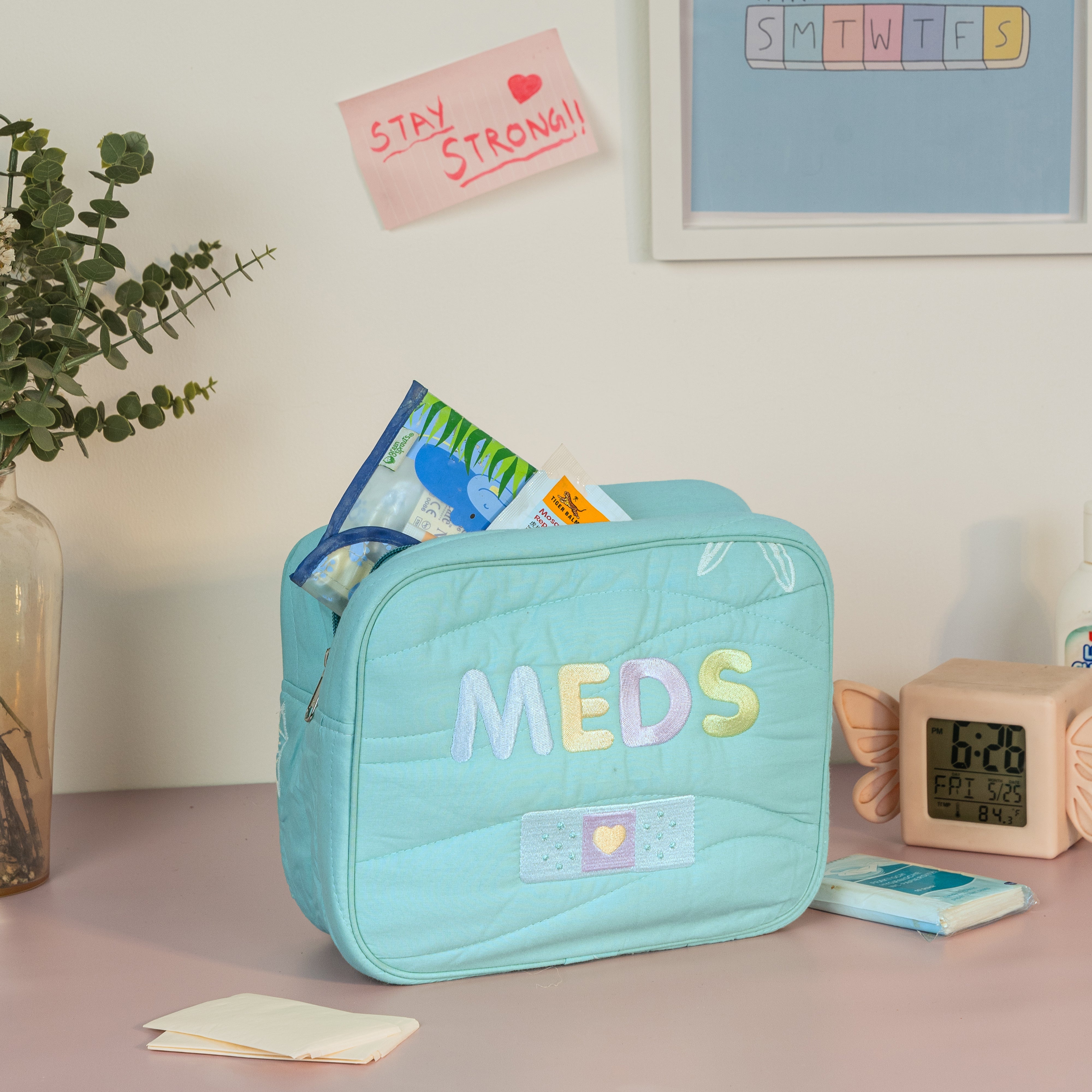 Little Keeper Pouch - Meds | Turquoise