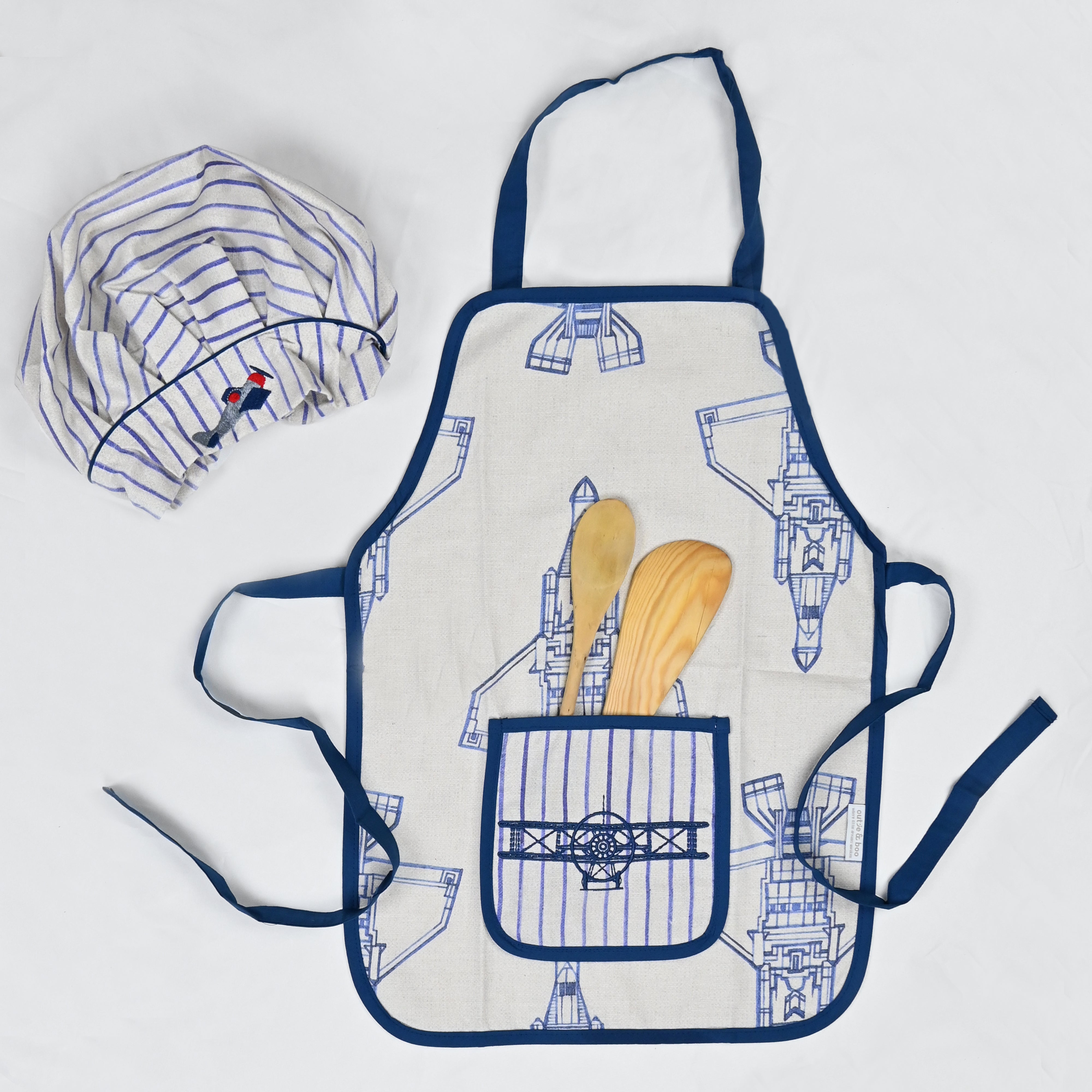 Fly Away With Me Apron - Little Chef Trio Set