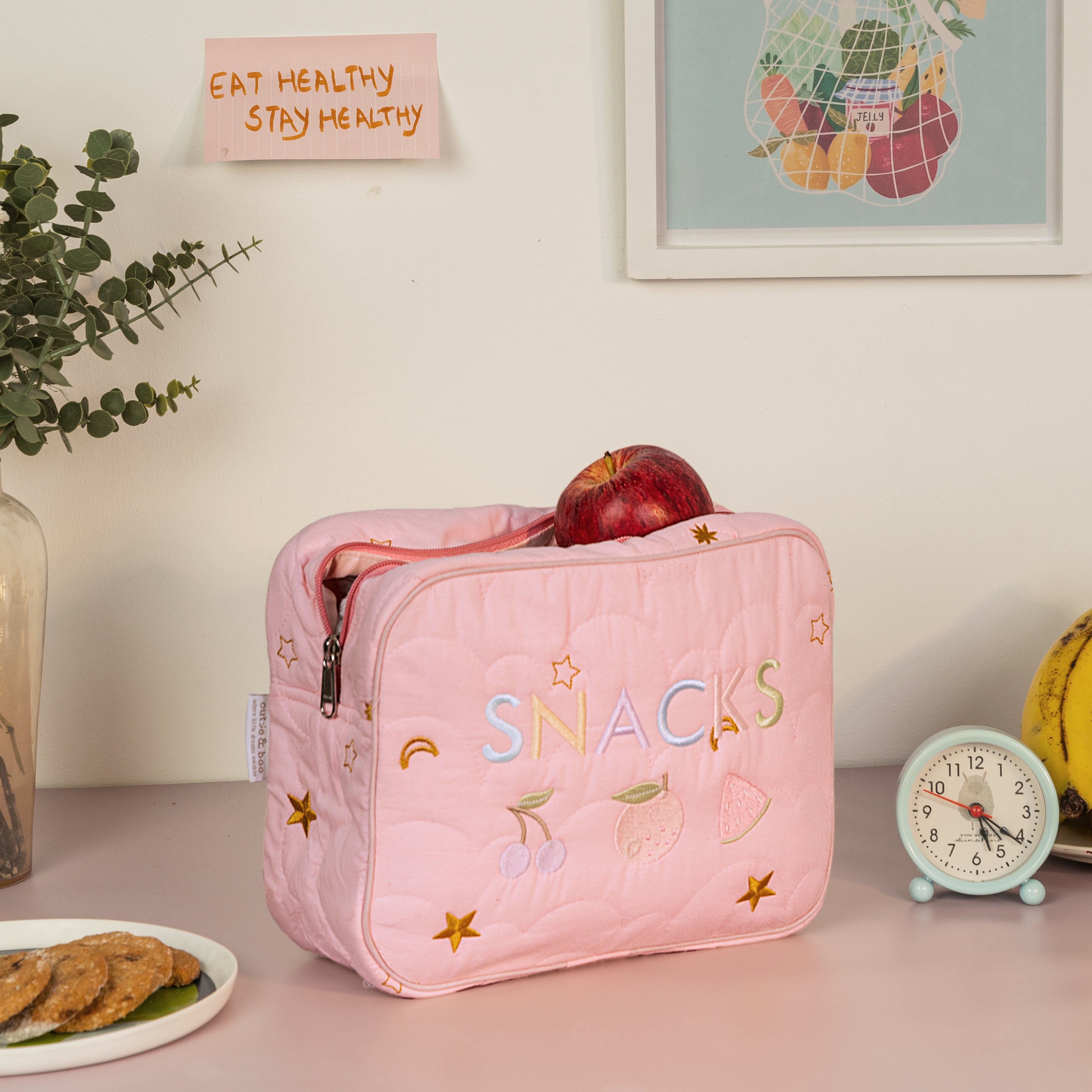 Little Keeper Pouch - Snacks | Pink