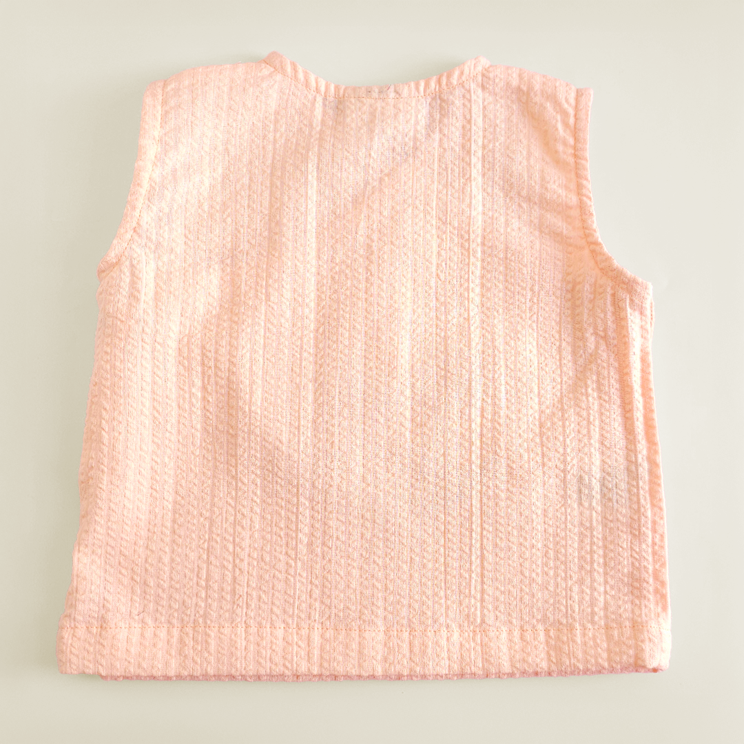 Embroidered Sweet Peach Jabla - Rocking Horsey
