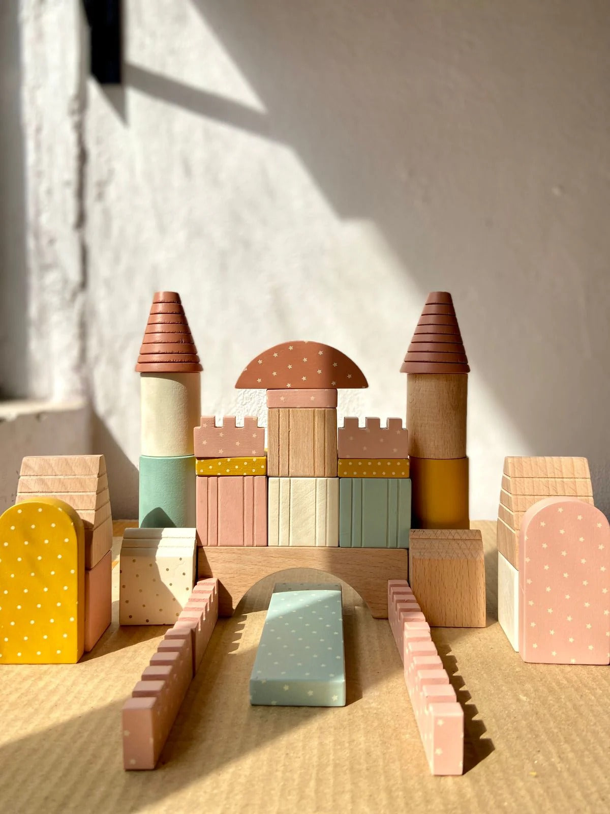 The Builder Wooden Toy ( 1 Years + ) Imagination and Creativity(24 Blocks)(Mini pack)