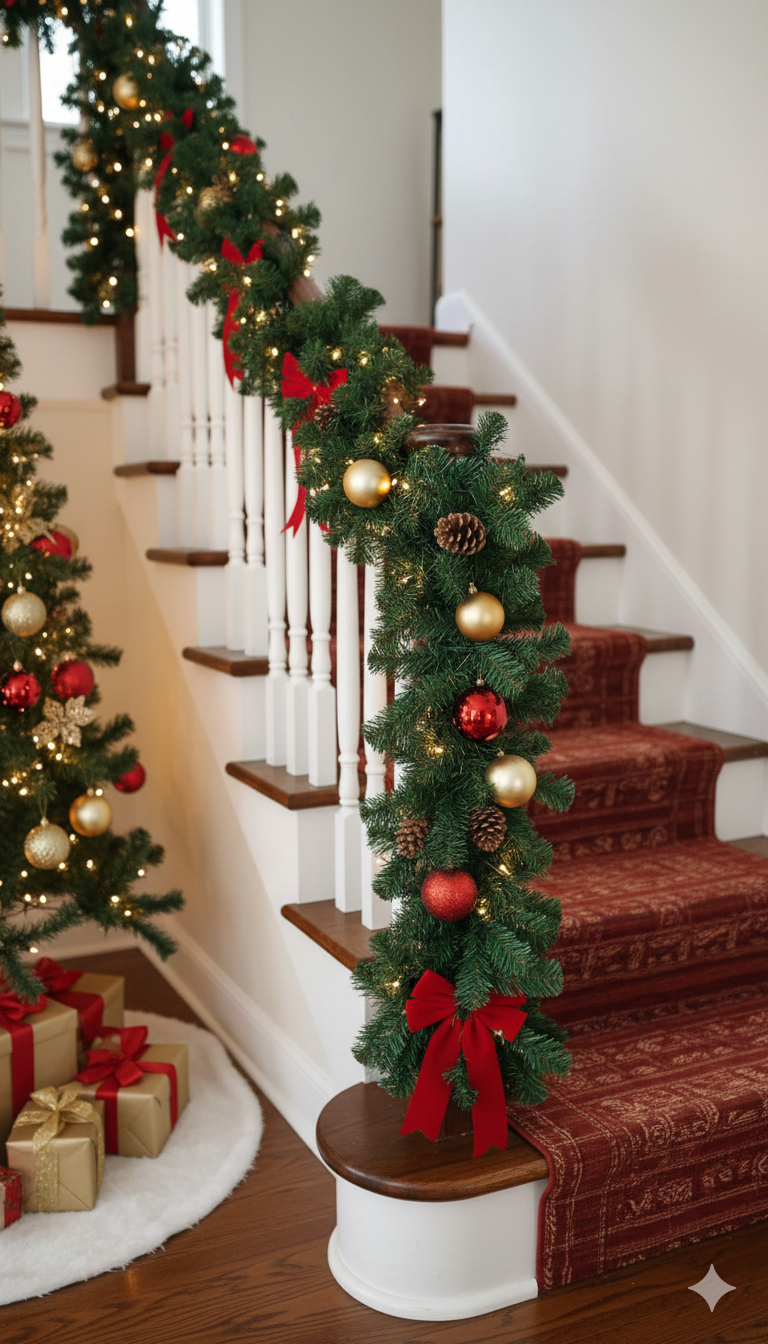 BRIAR - the extra-dense classic green artificial christmas garland/runner - 1 M