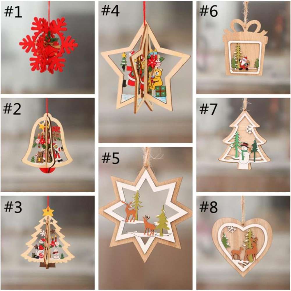 Hand Painted Wooden Ornaments