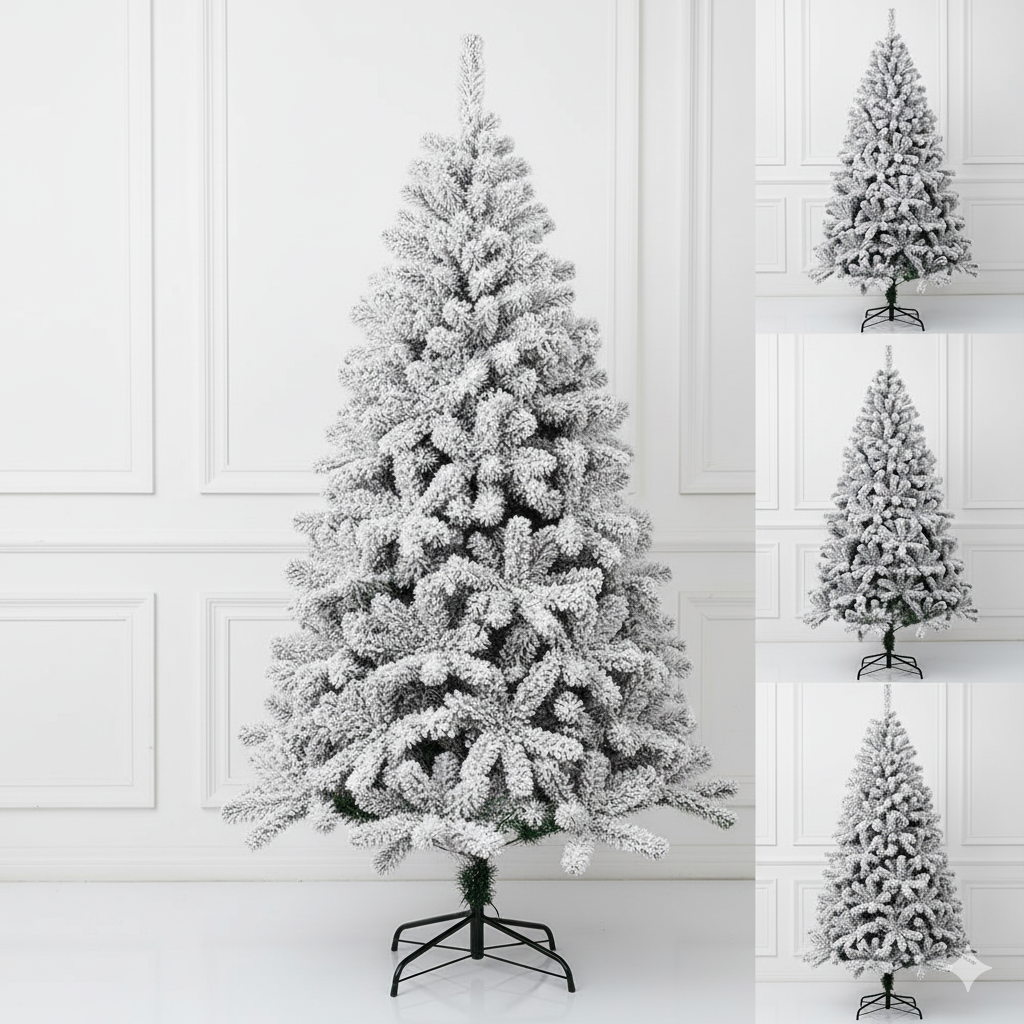 BIANCA Christmas tree with frosting – 4 feet