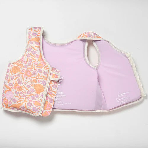 Kids Swim Vest Ocean Magic Pink