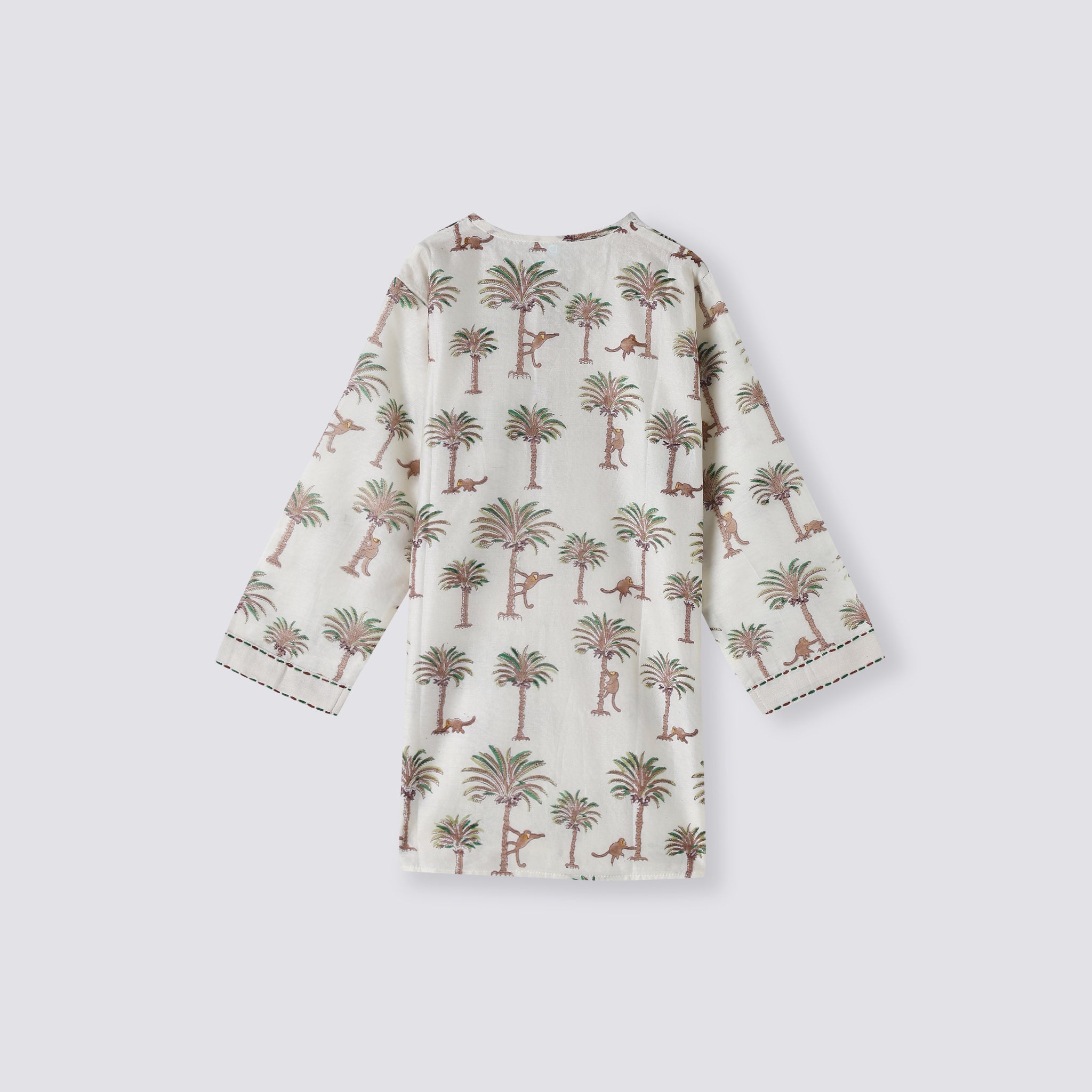 Chanderi Kurta Pyjama Set - Langoor Party