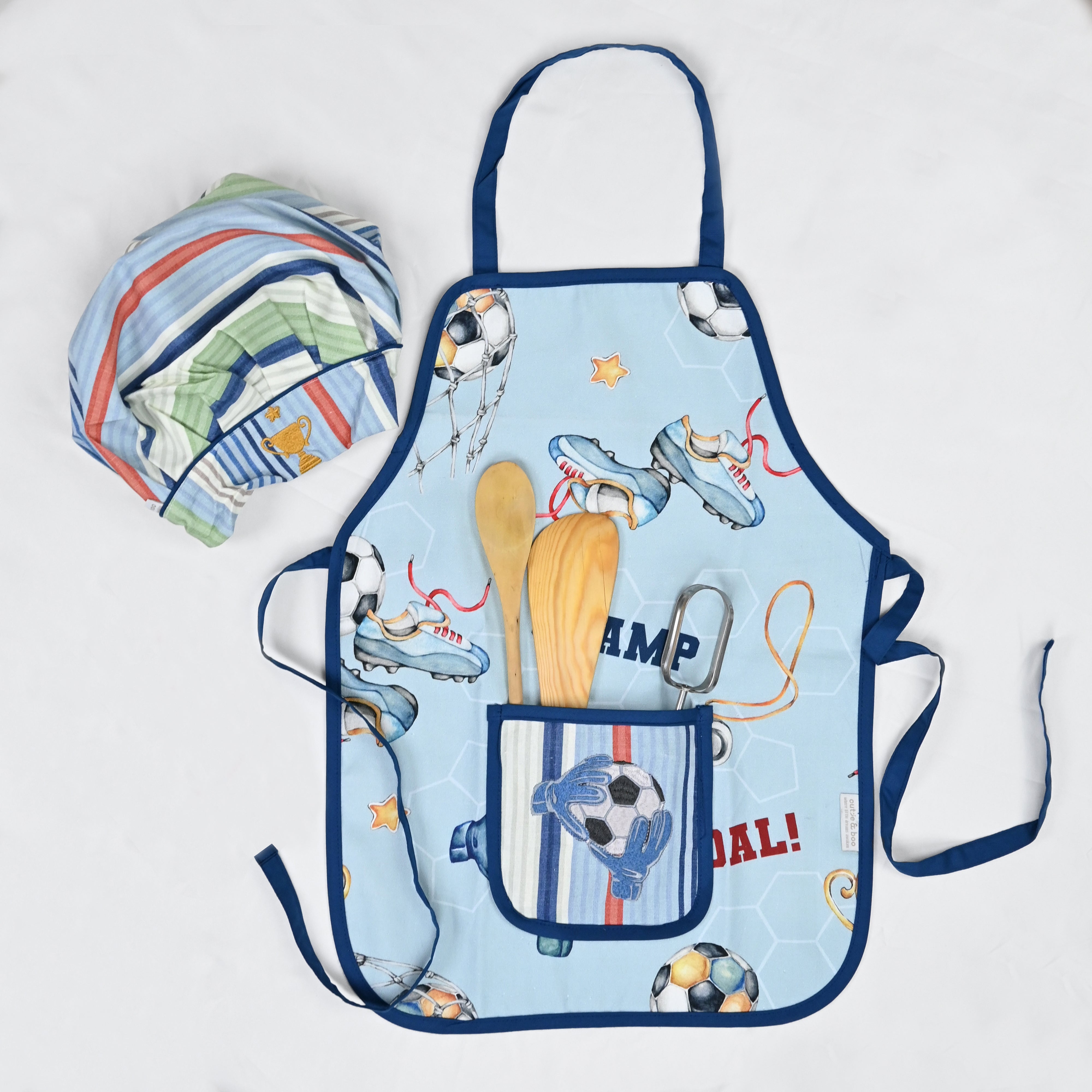 The Game Plan Apron - Little Chef Trio Set