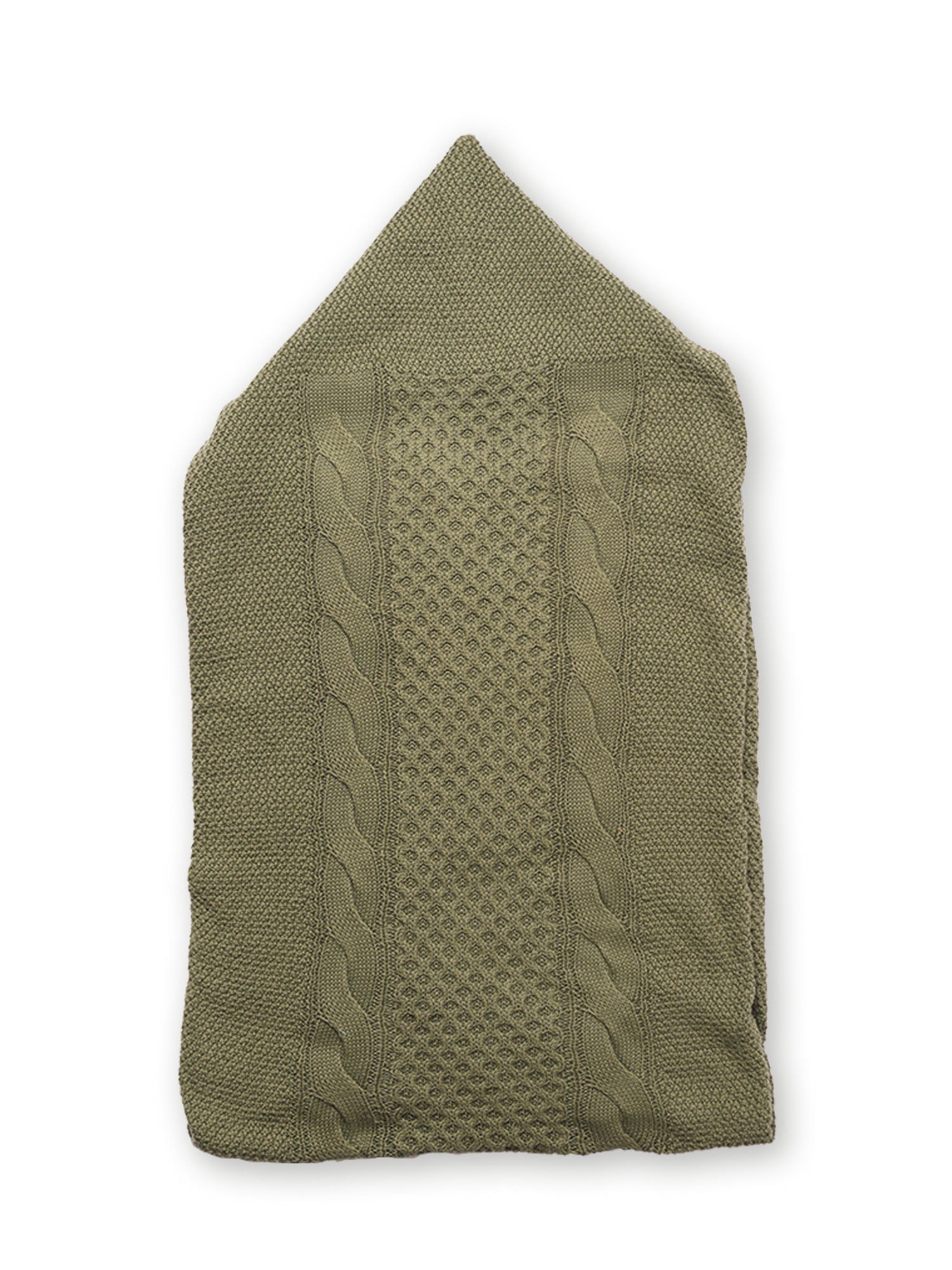 Wintergreen - Organic Cotton Green Cocoon Blanket for Babies - Totdot