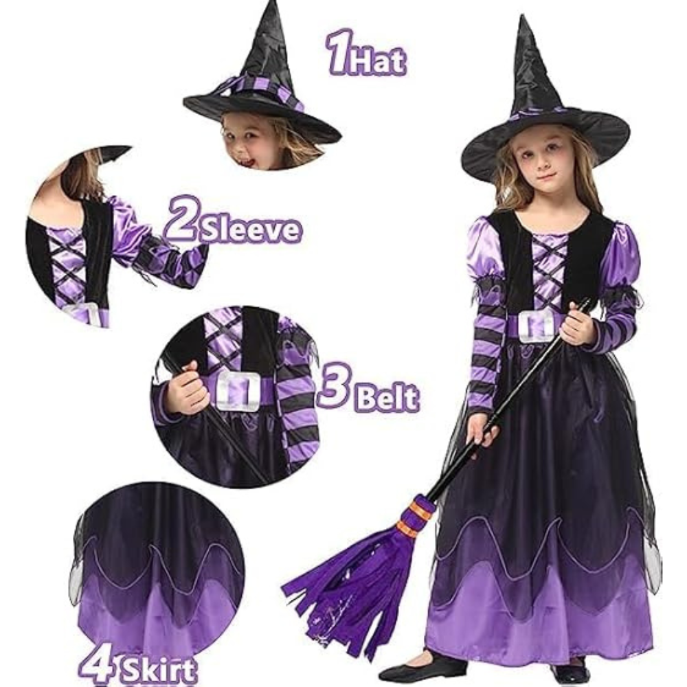 Halloween Costume - Wicked Violet Witch