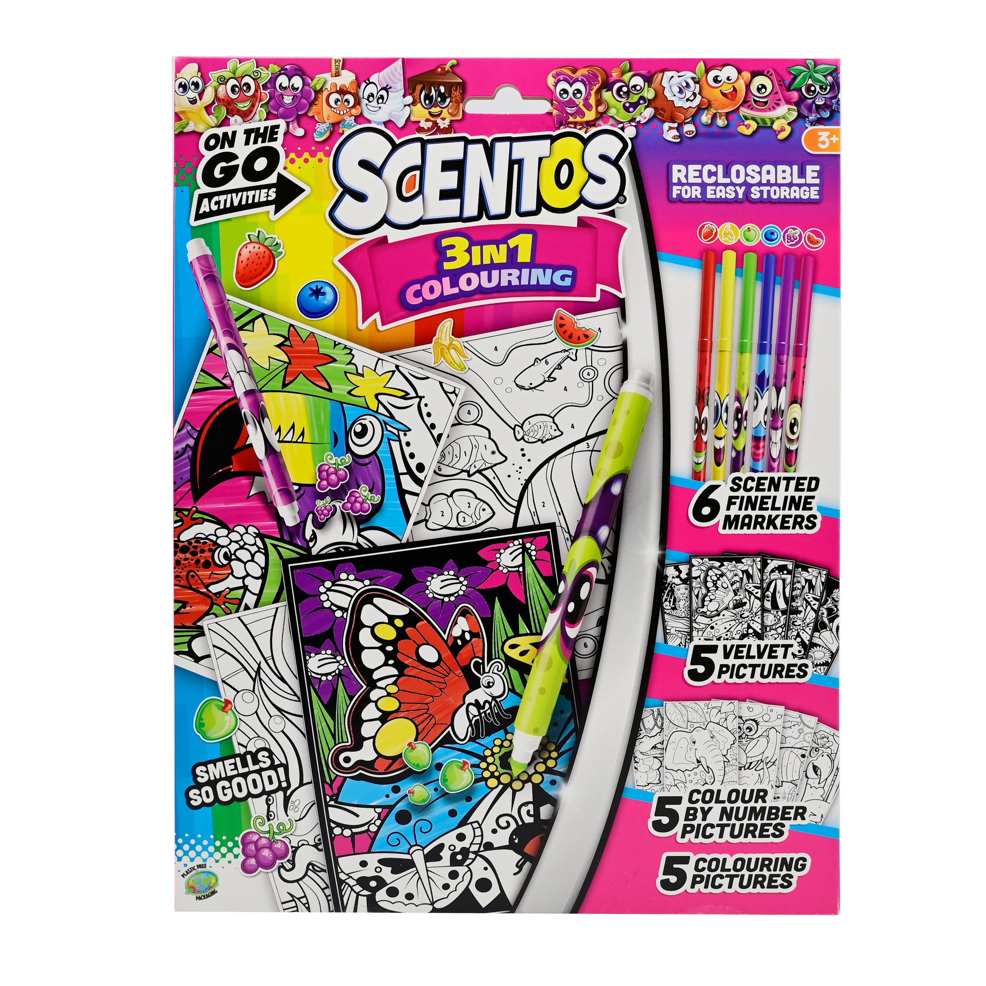 On The Go 3 In 1 Colouring