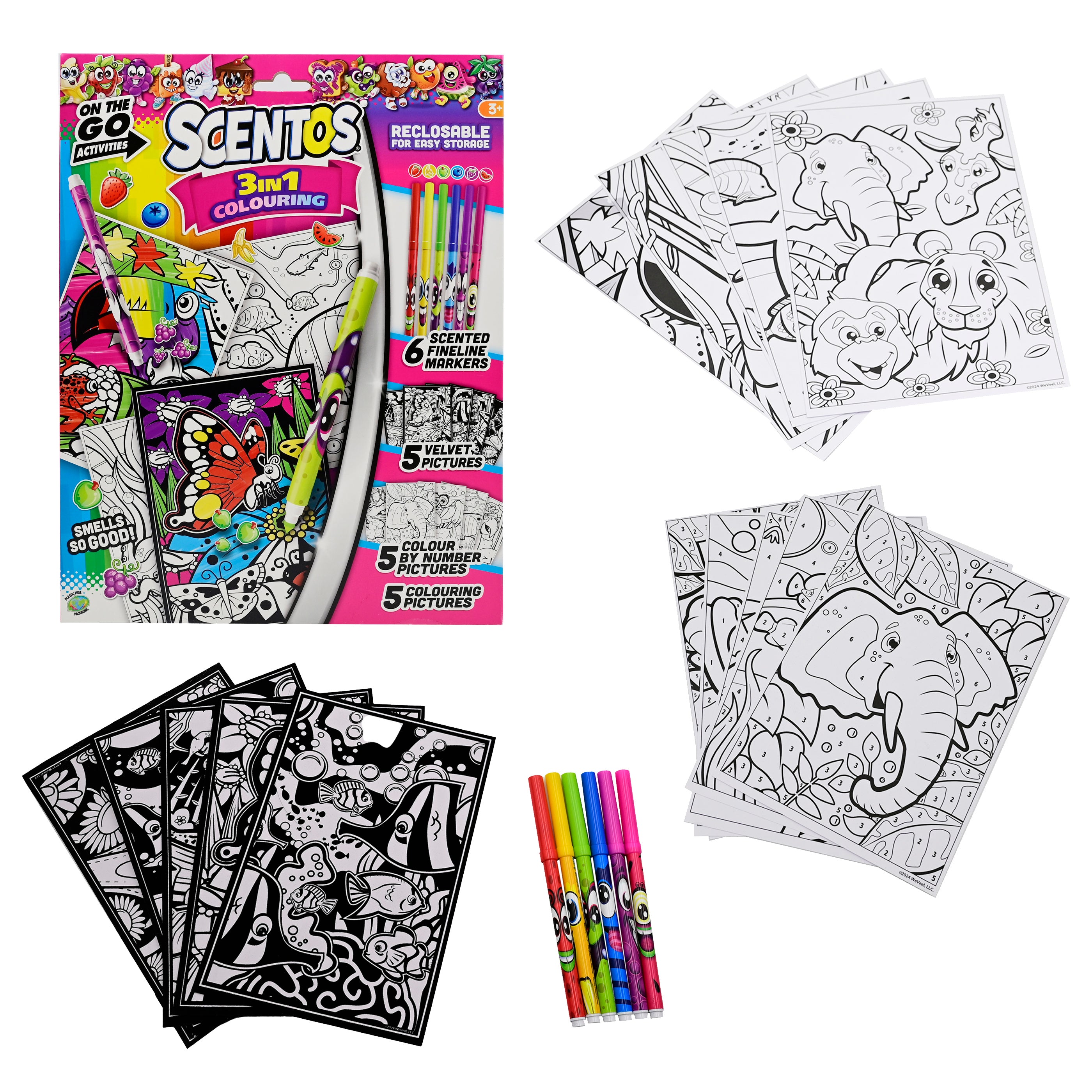 On The Go 3 In 1 Colouring