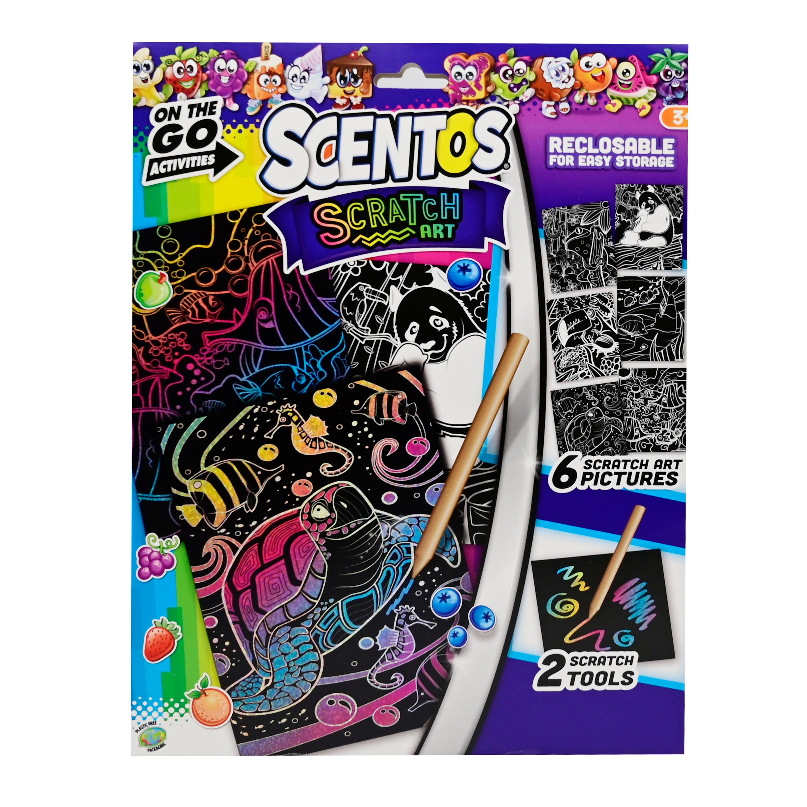 On The Go Scratch Art