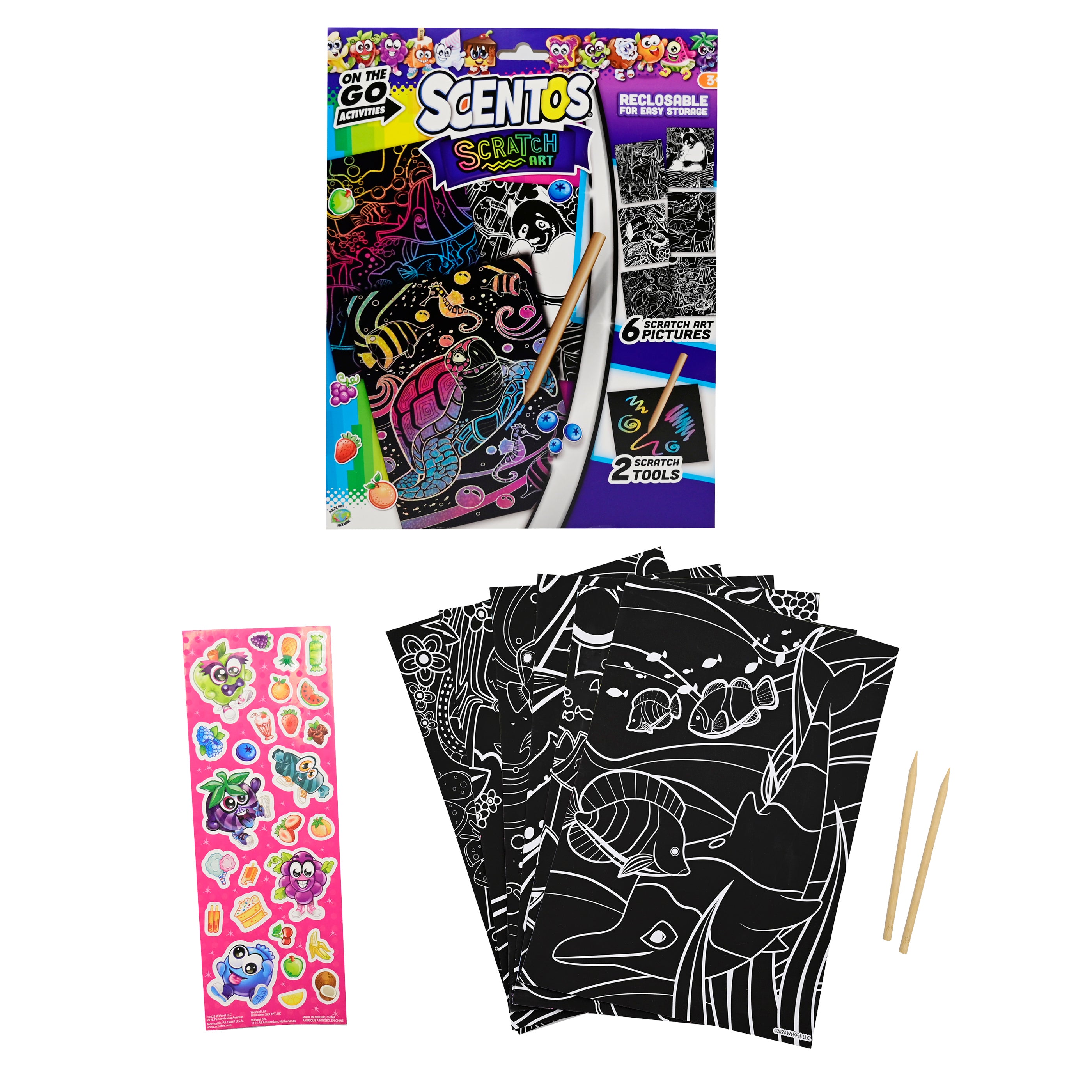 On The Go Scratch Art