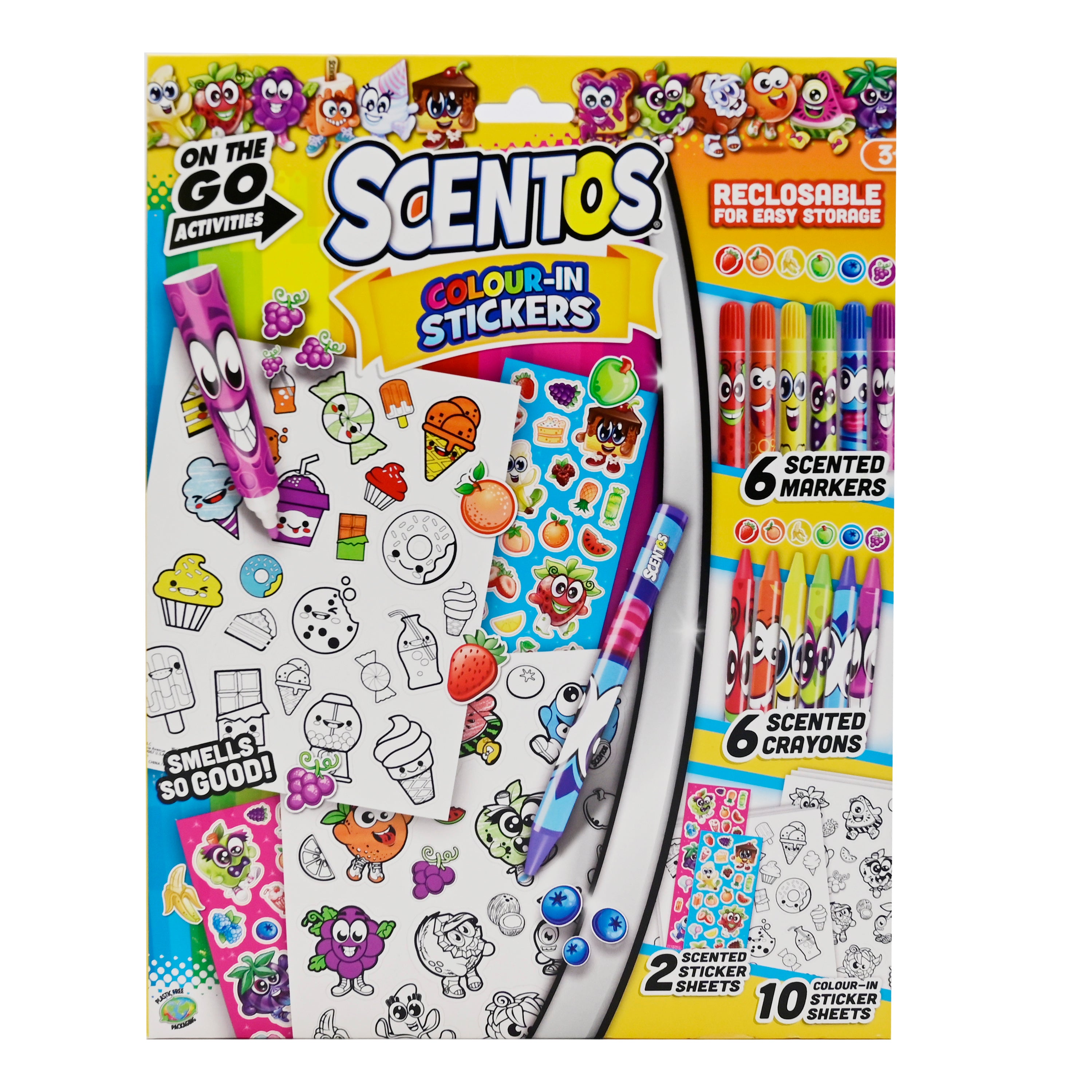 On The Go Colour In Stickers